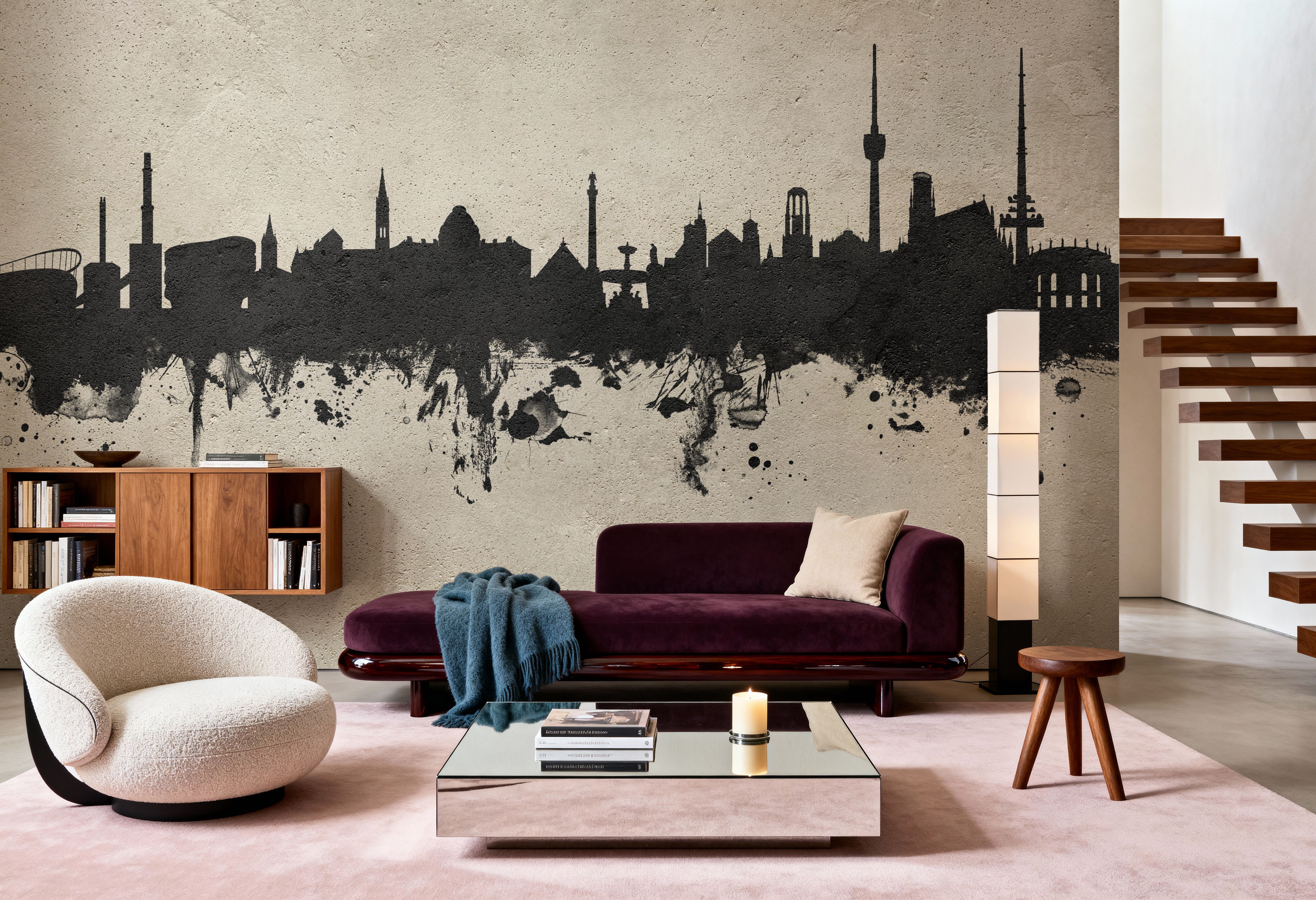 Stuttgart Germany Skyline Concrete
