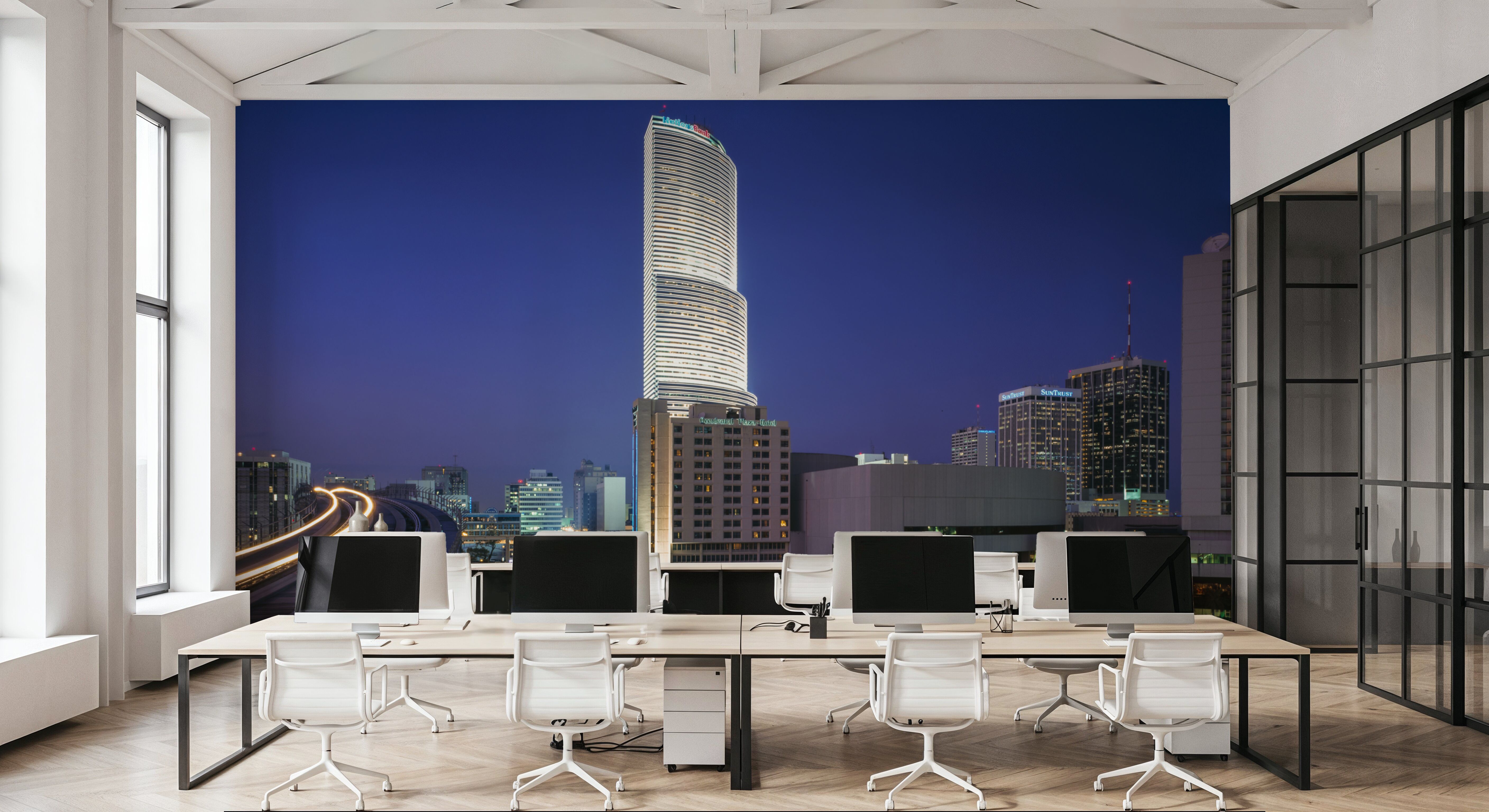 Deep Blue Twilight Metropolis