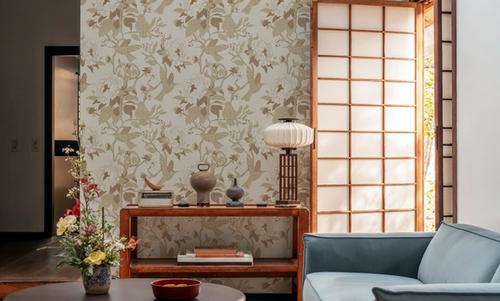 Peony Toile, Beige