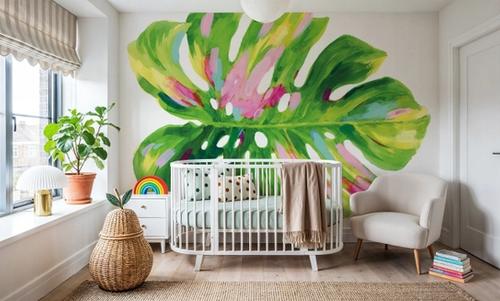Colorful Tropical Leaf I