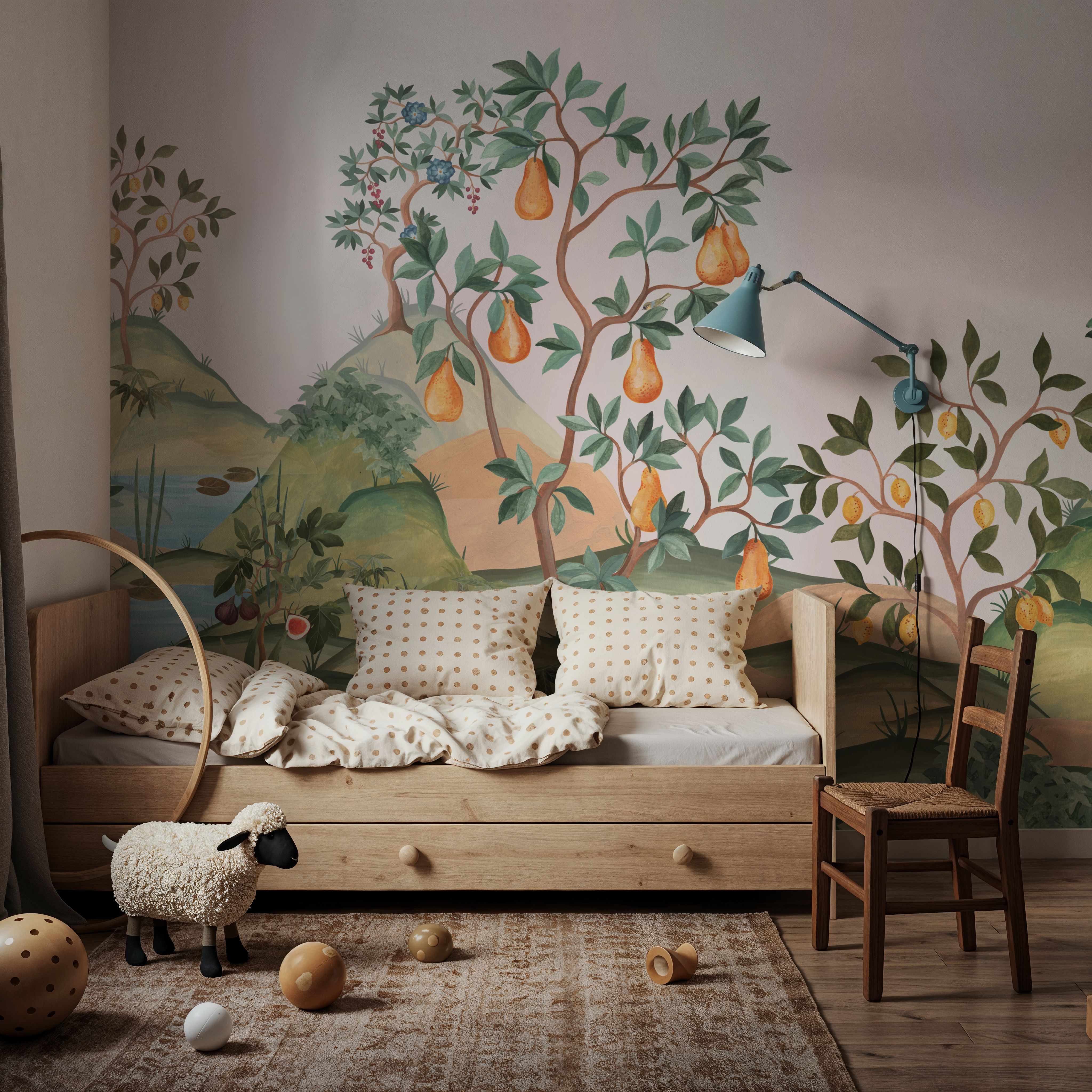 Orchard Reverie (no animals), Soft Pink