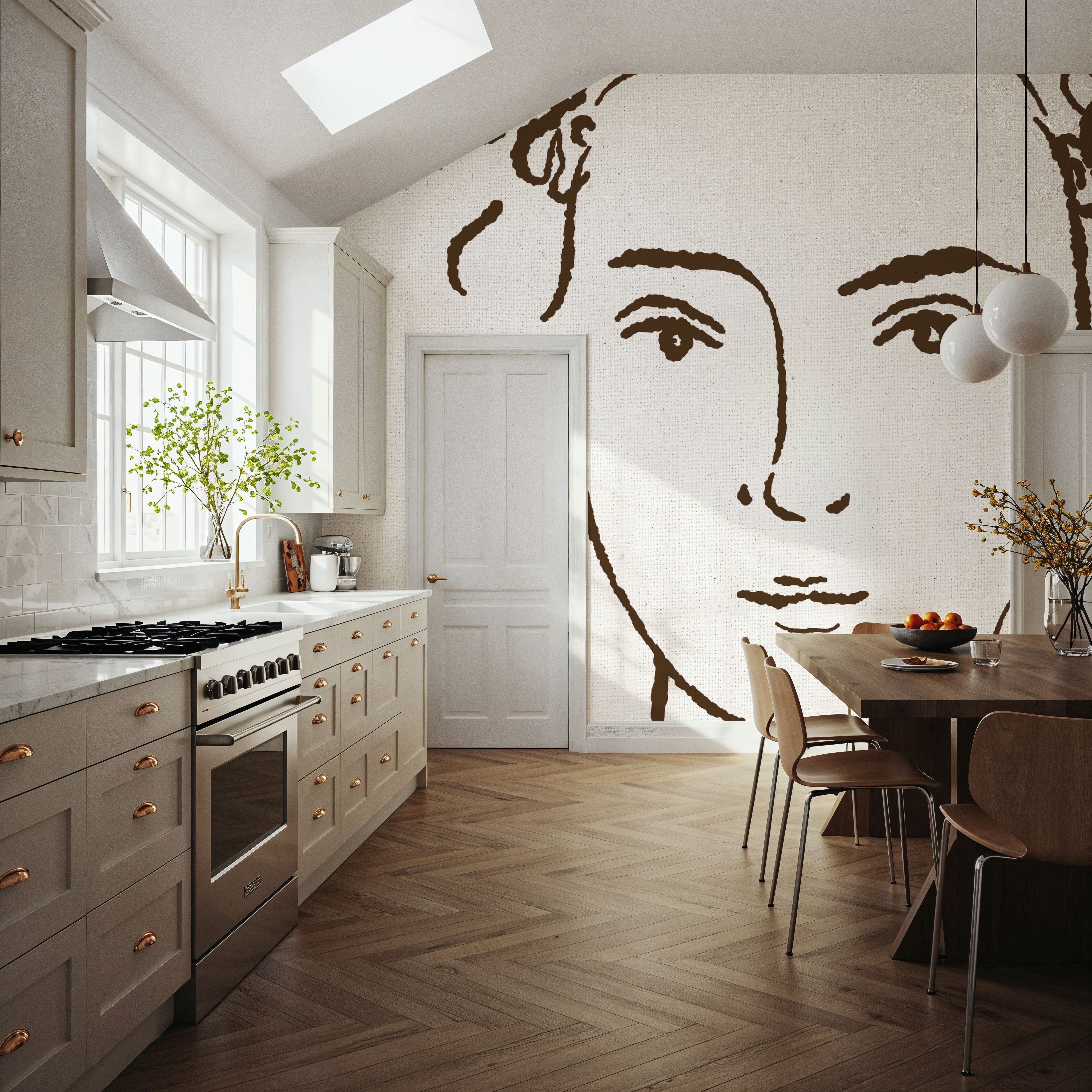 French Garden Portrait