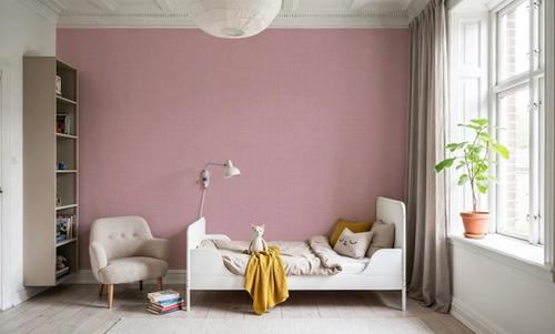Mottled Linen Effect, Dusty Pink