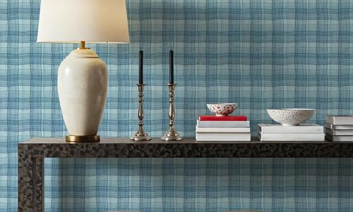 Stripy Gingham, Marine