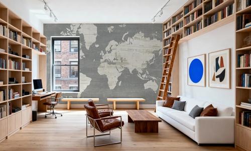 Slate World Map