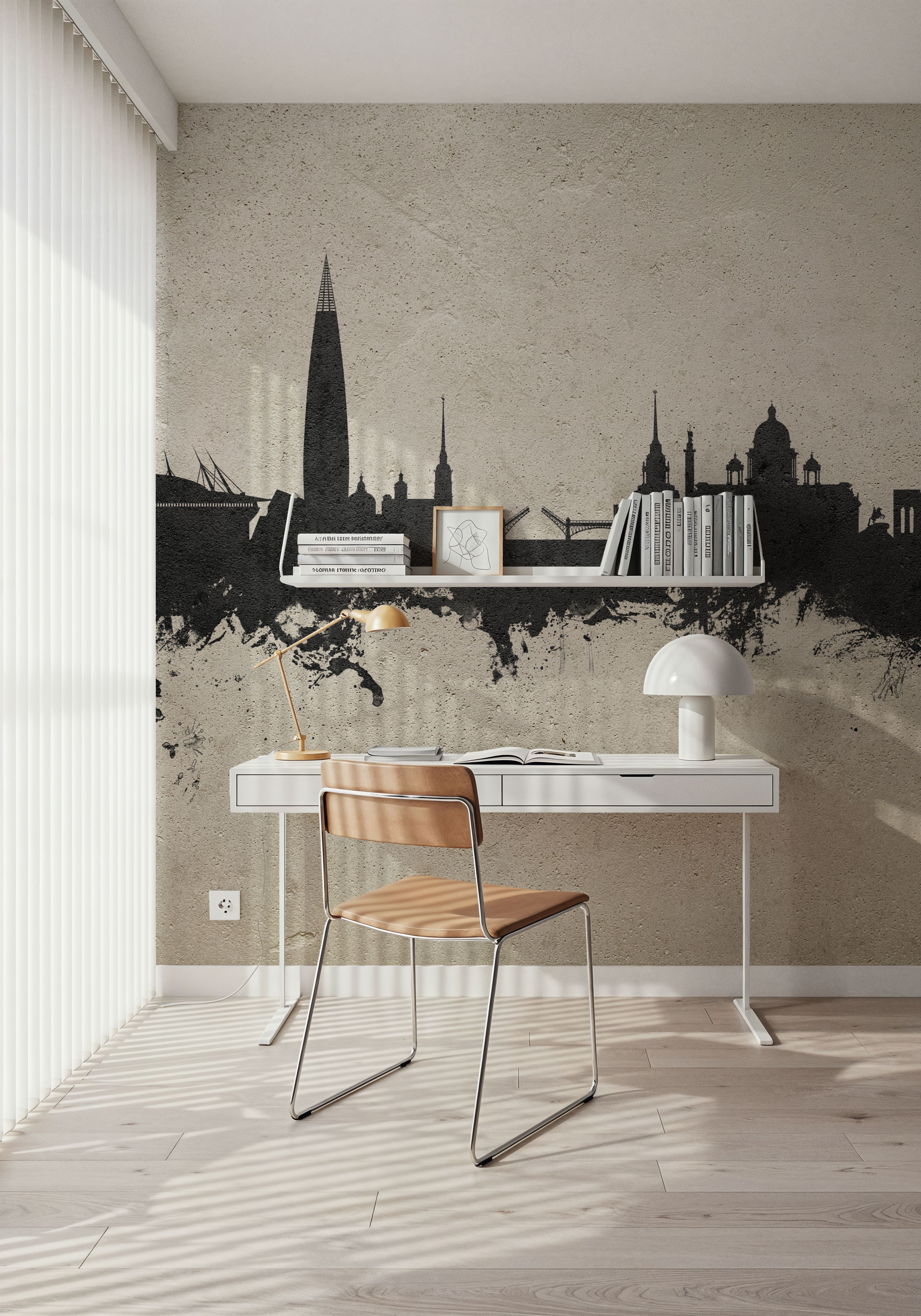 St Petersbug Russia Skyline Concrete