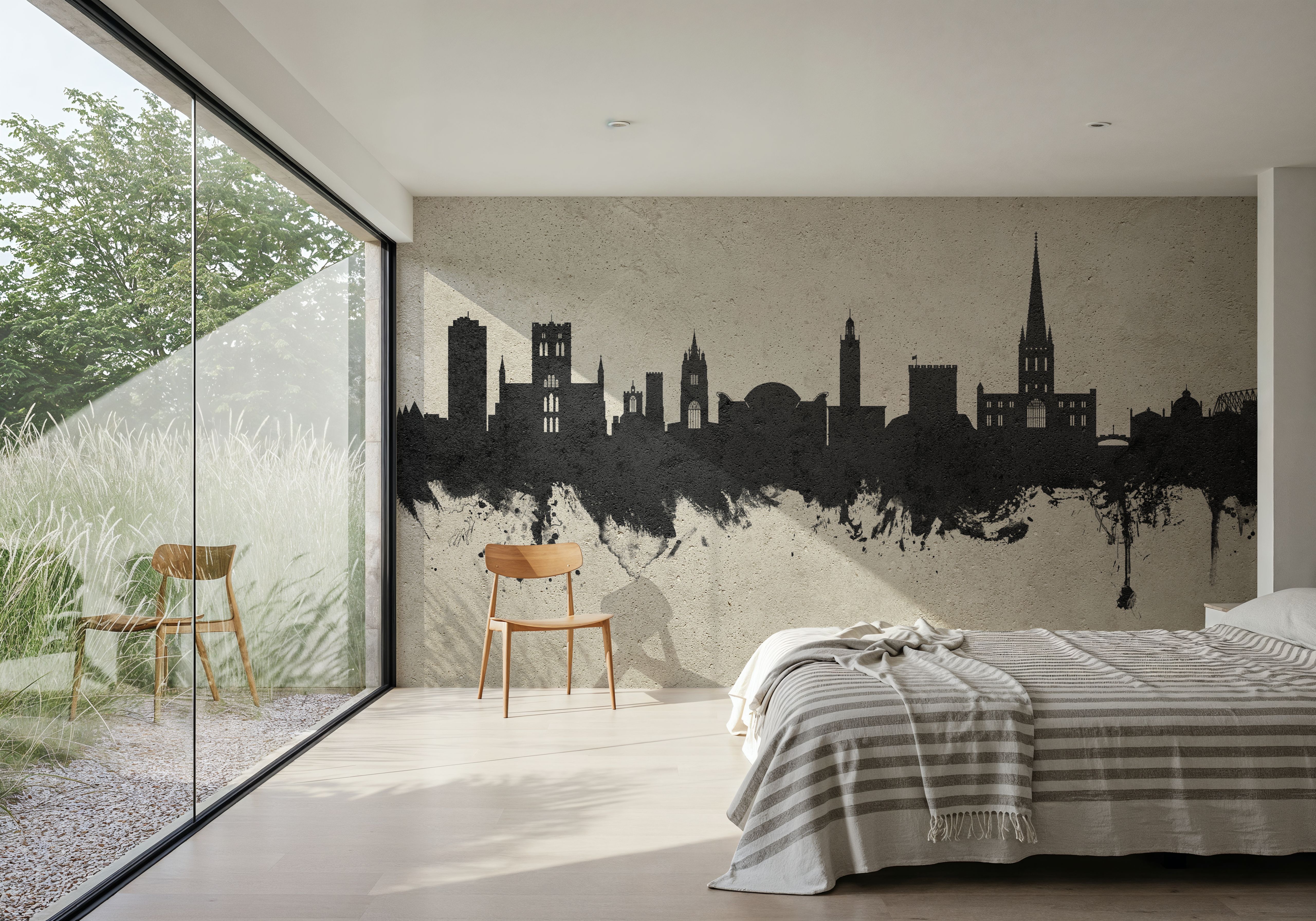 Norwich England Skyline Concrete