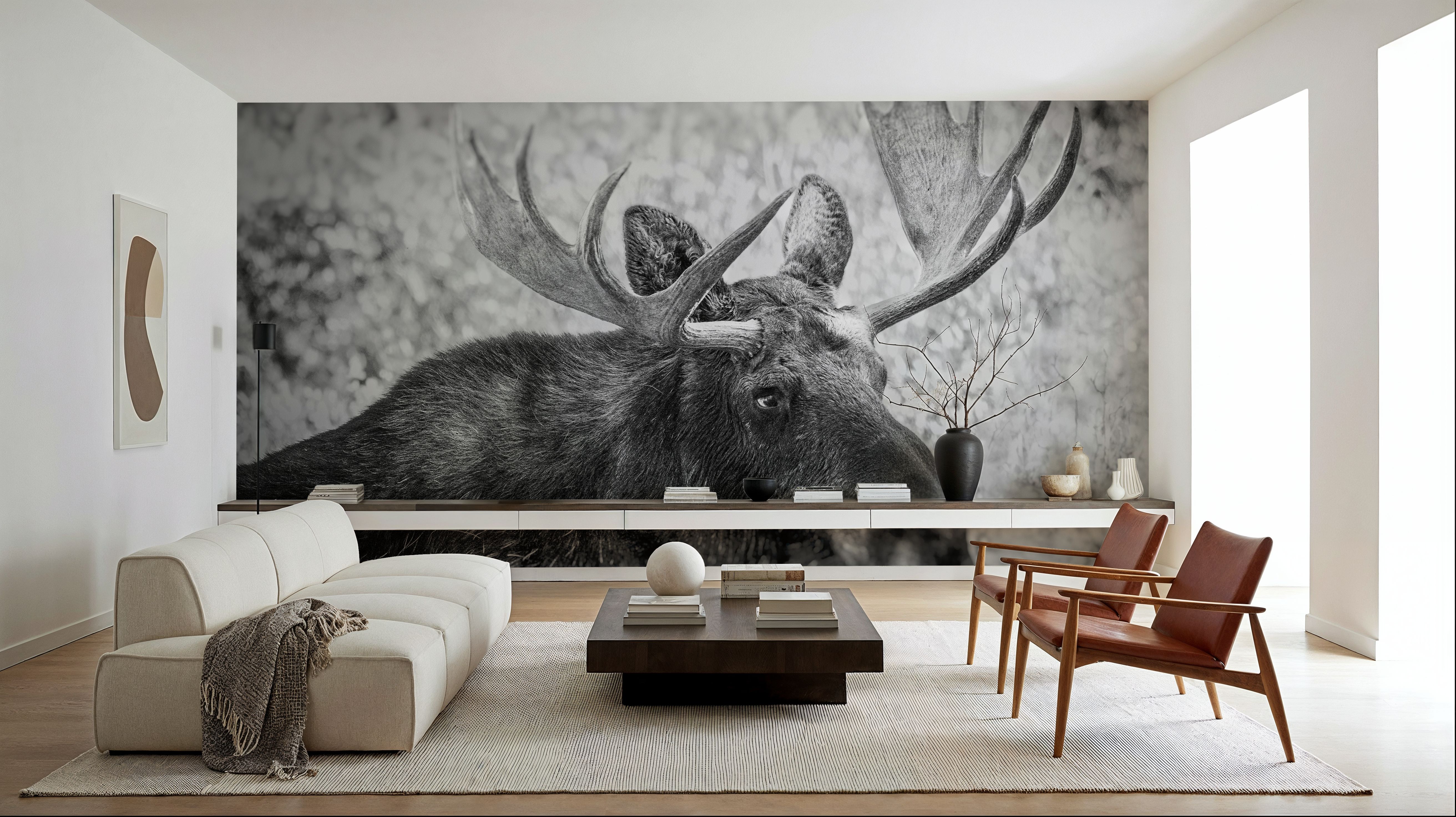 Close Moose, Wallpaper