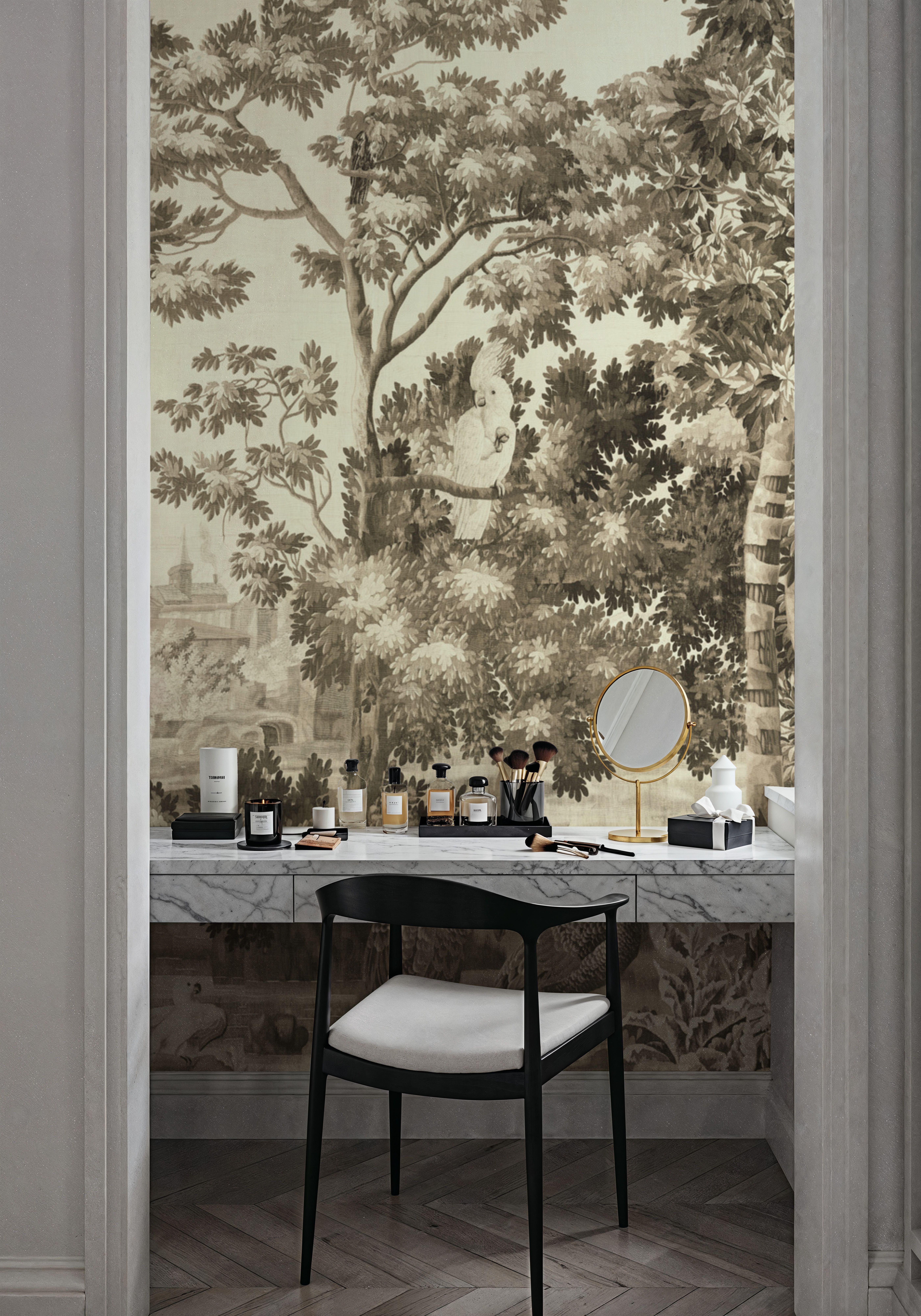 Enchanted Grove Tapestry, Beige