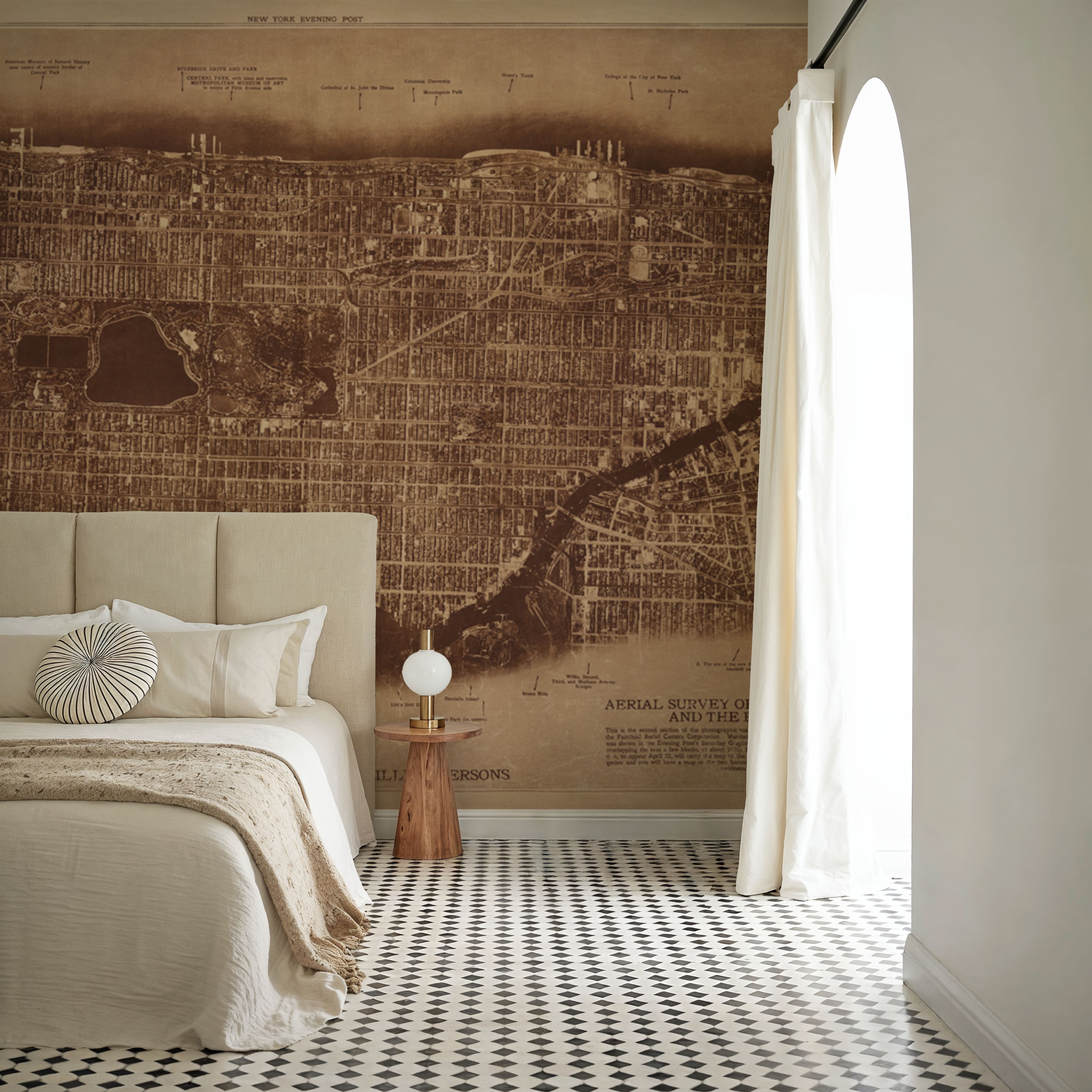 Manhattan from Above 1922 Vintage