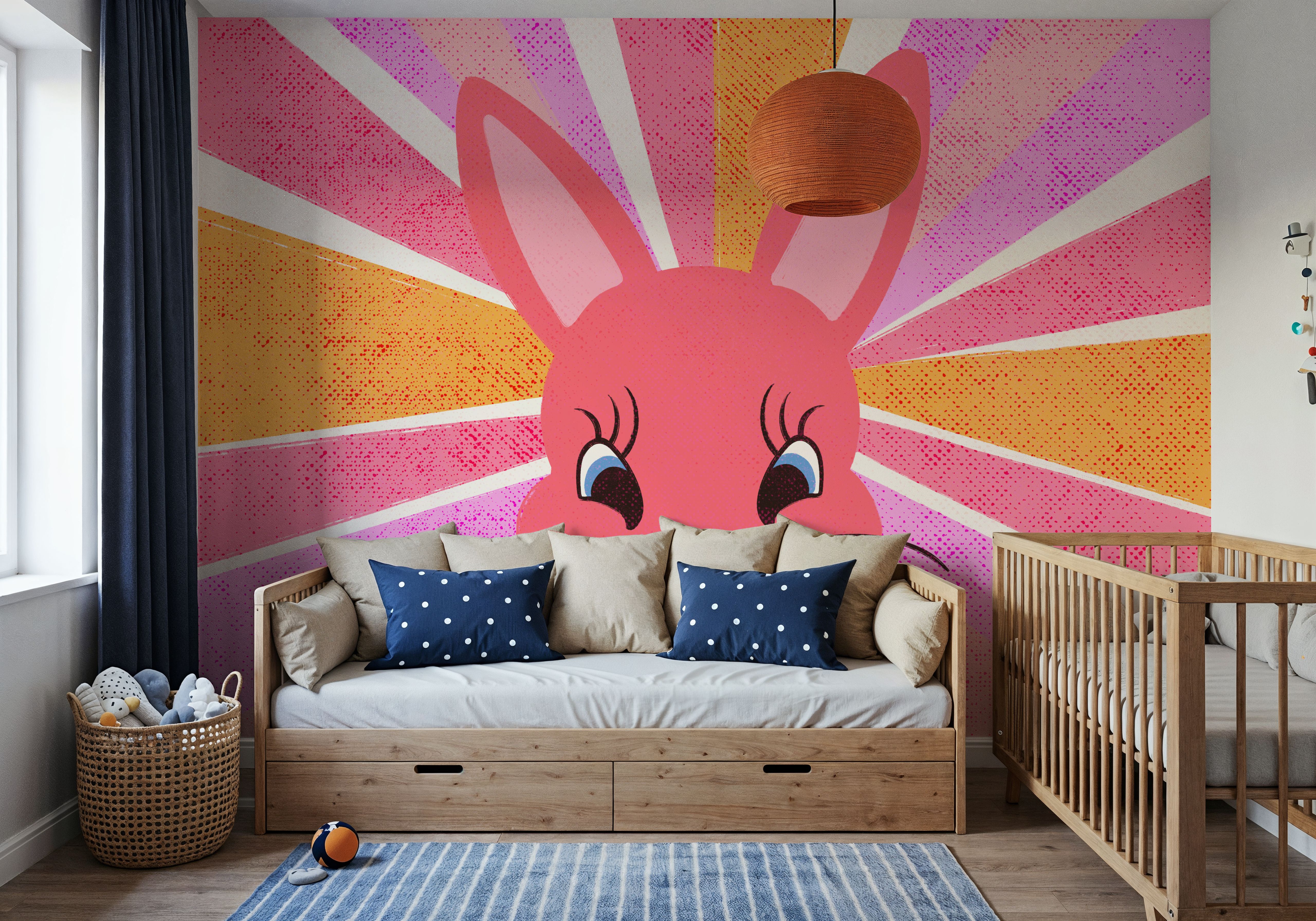 Retro Rabbit, Wallpaper