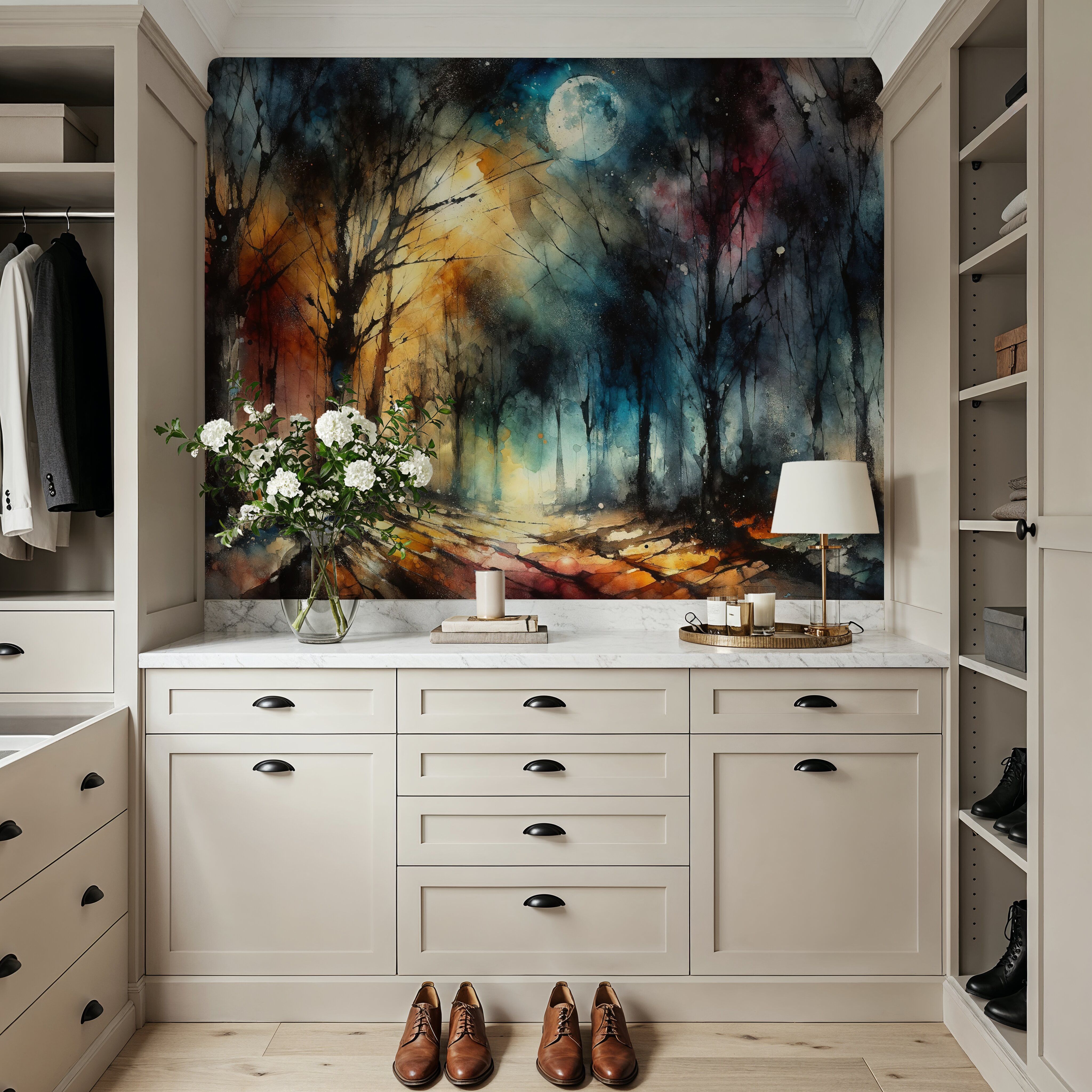 Moonlit Enchanted Forest