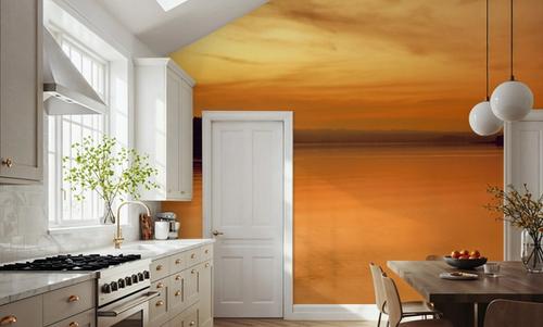 Golden Harbor Sunset