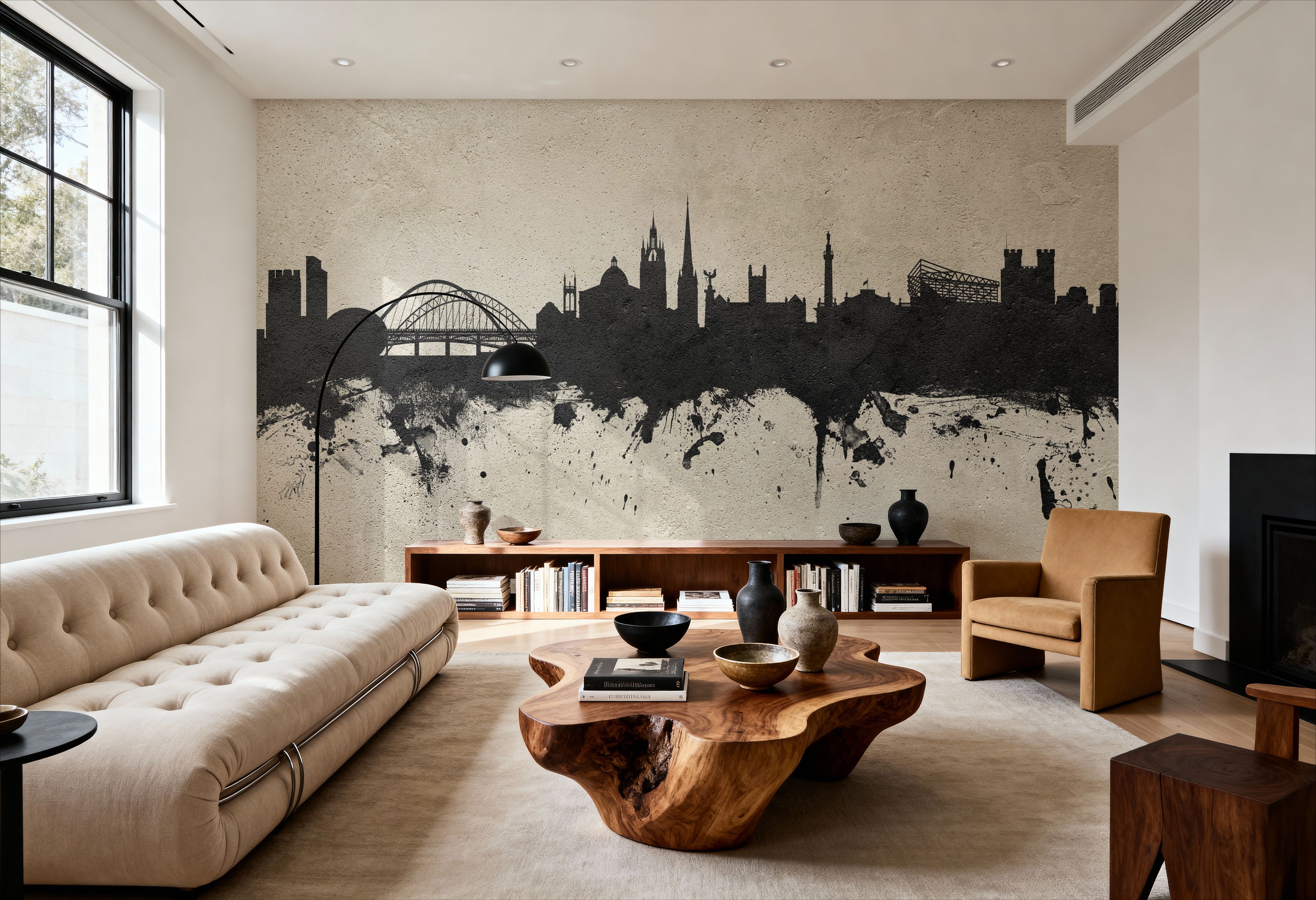 Newcastle England Skyline Concrete