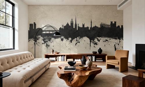 Newcastle England Skyline Concrete