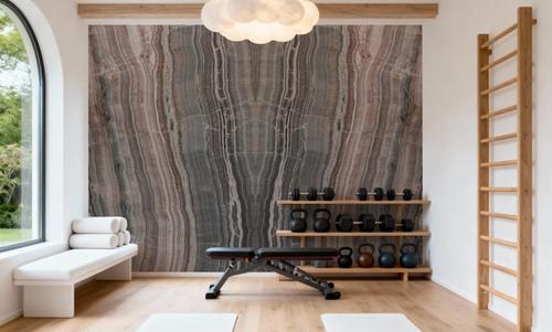 Onyx Mirage Bookmatched, Dusty Terracotta