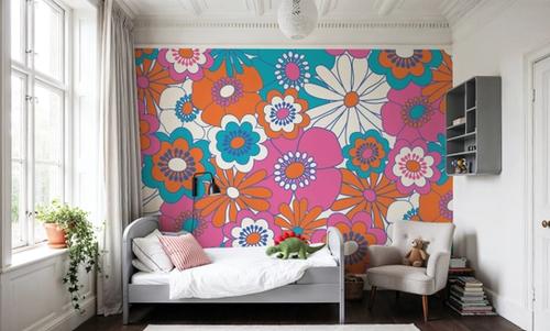 70's Avant Garden, Bright Pink