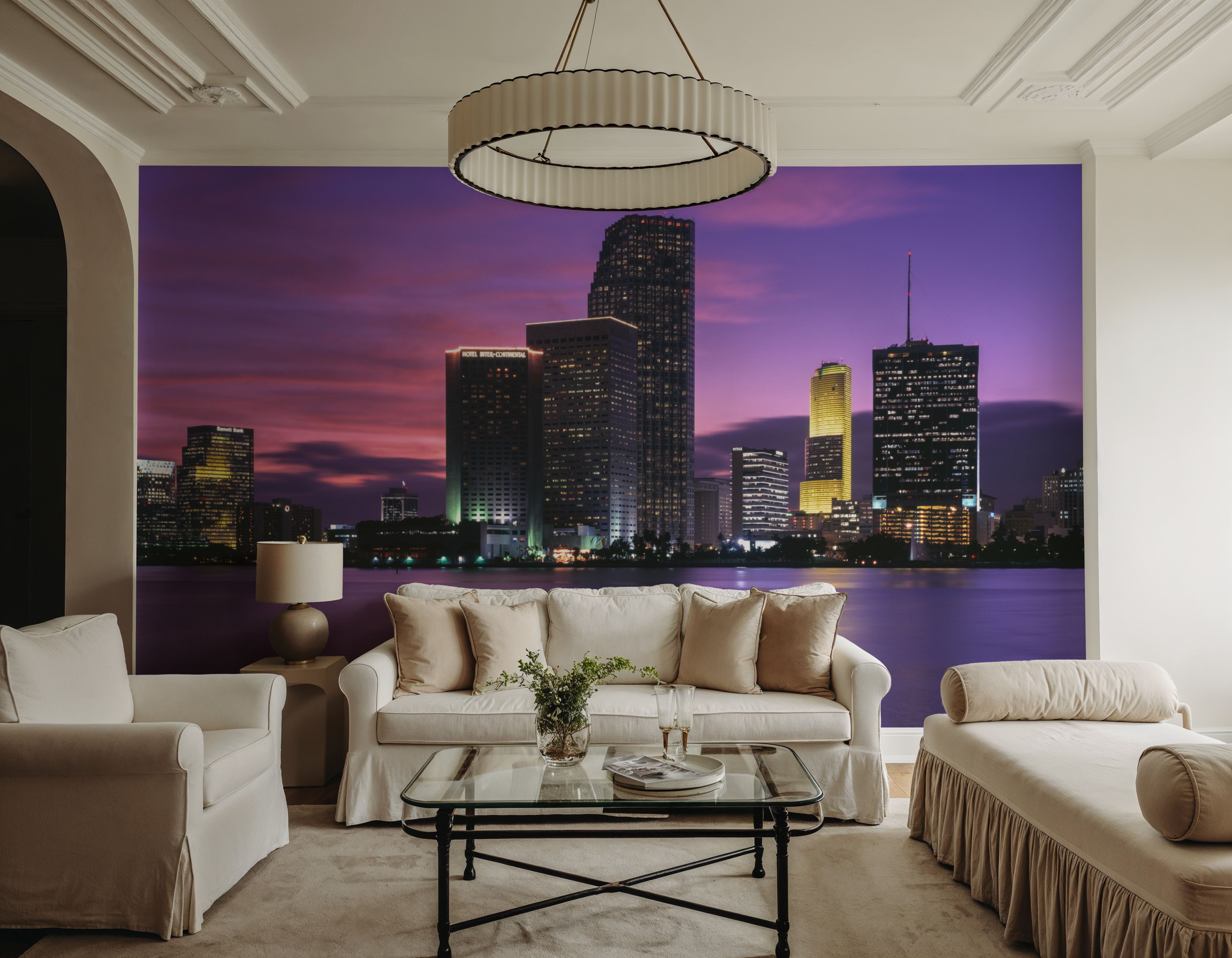 Sunset Pink Twilight Metropolis