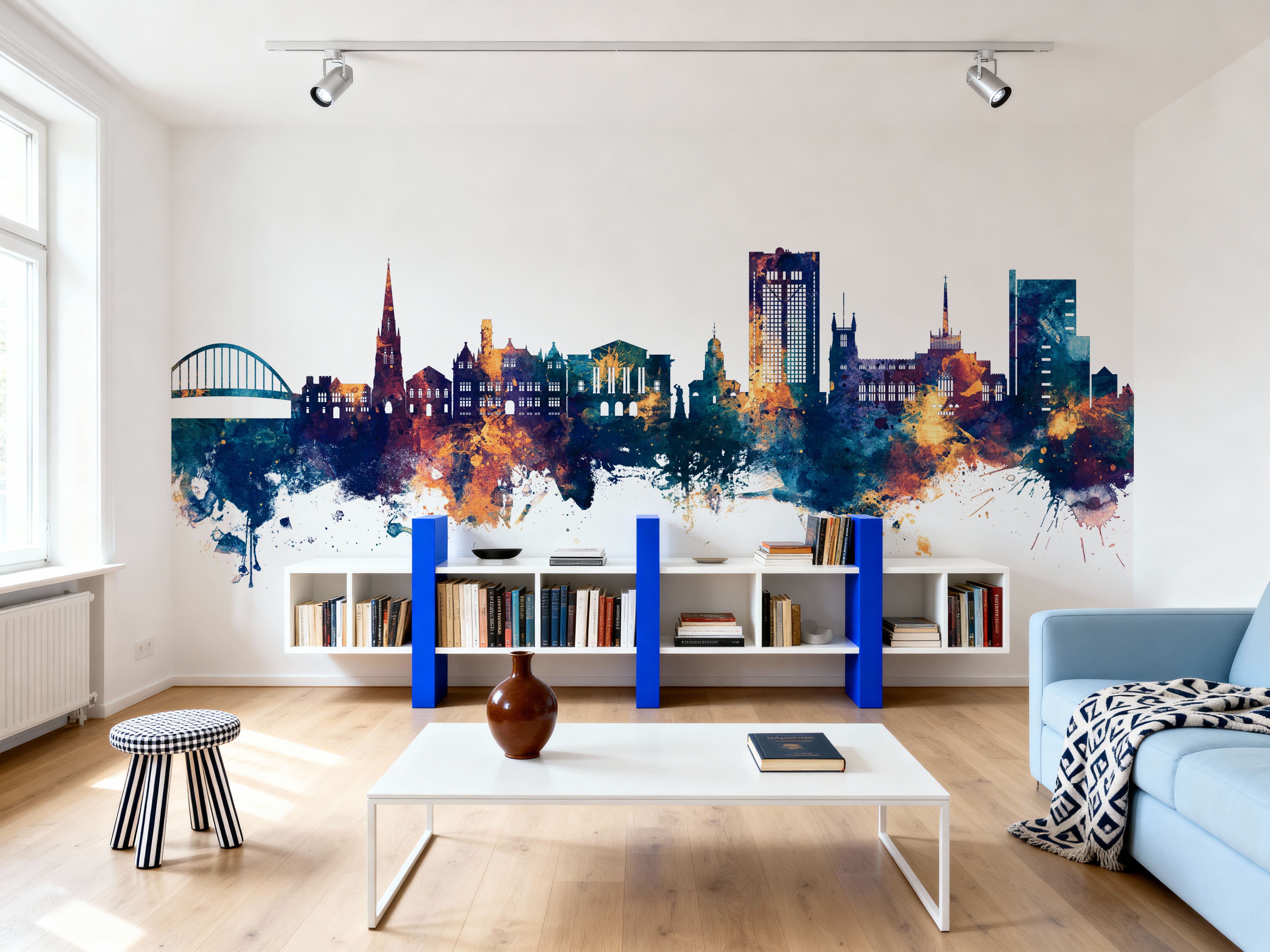 Blackburn England Skyline Blue & Bronze