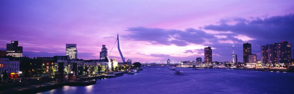 Urban Twilight Bridge