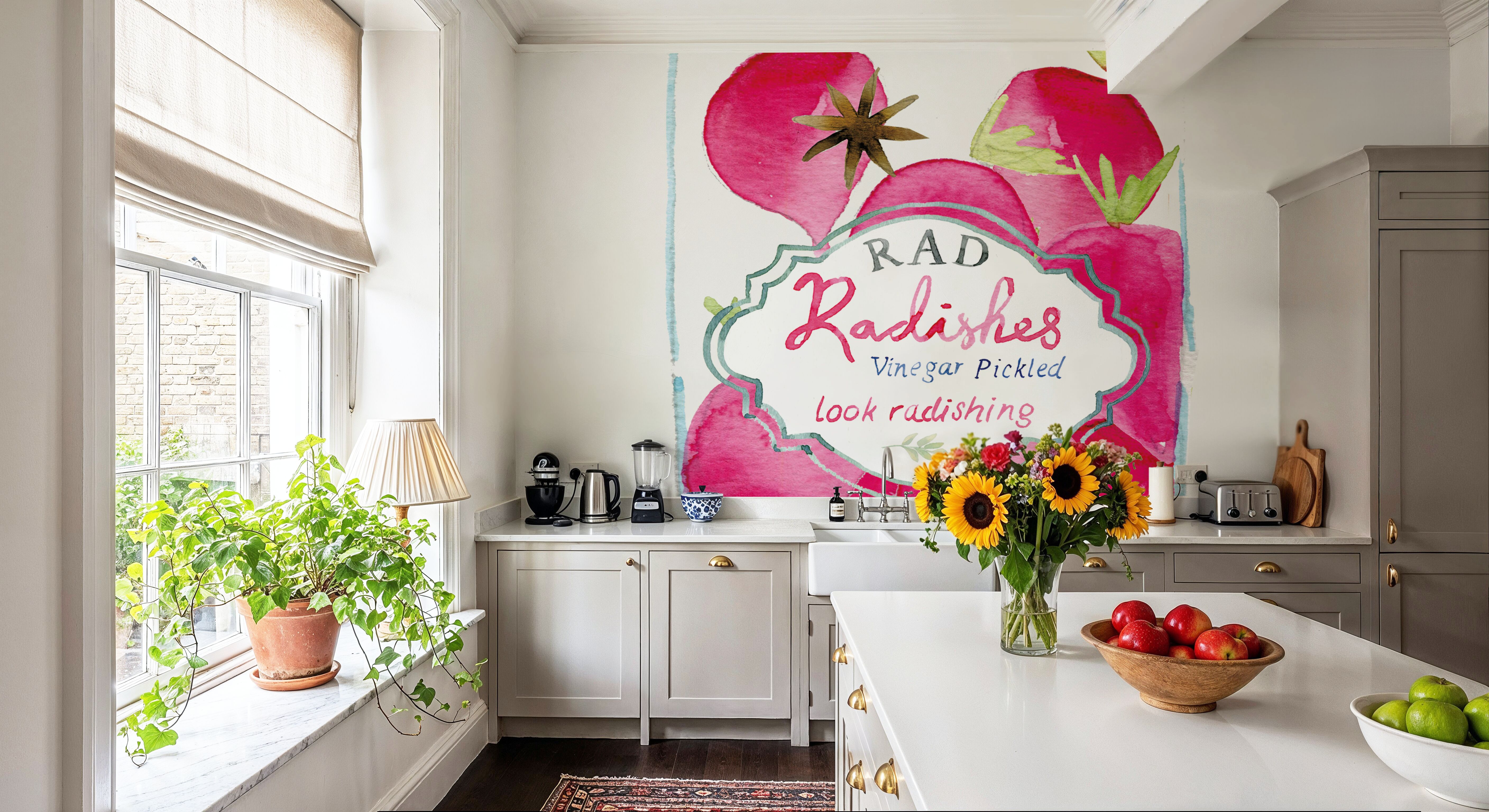 Jarred Radishes, Wallpaper