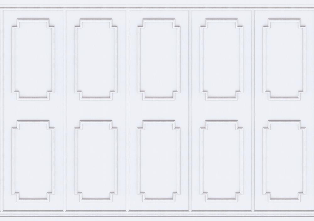Faux Wall Panel Moulding, White