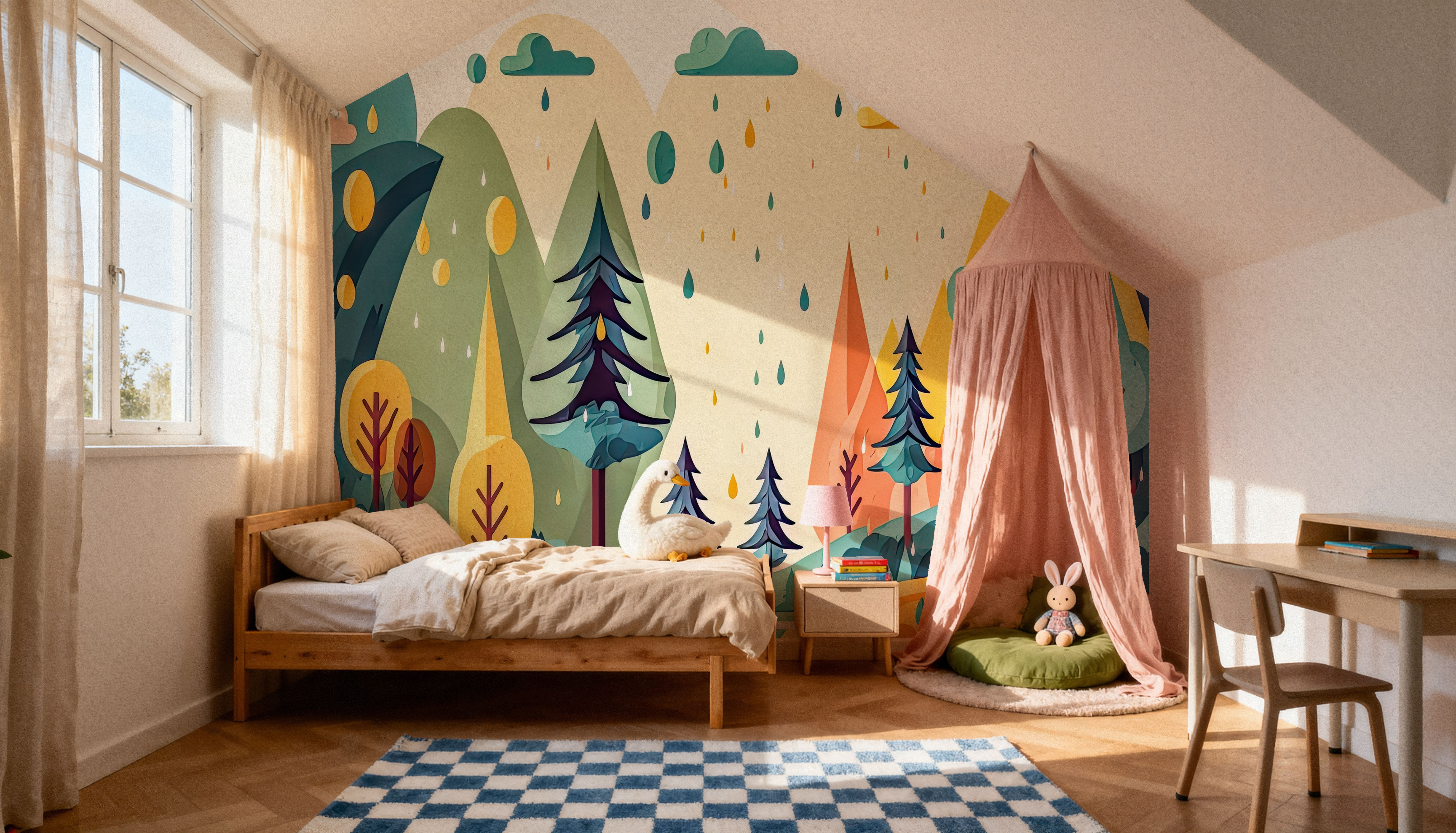 Fantasy Forest Spring, Wallpaper