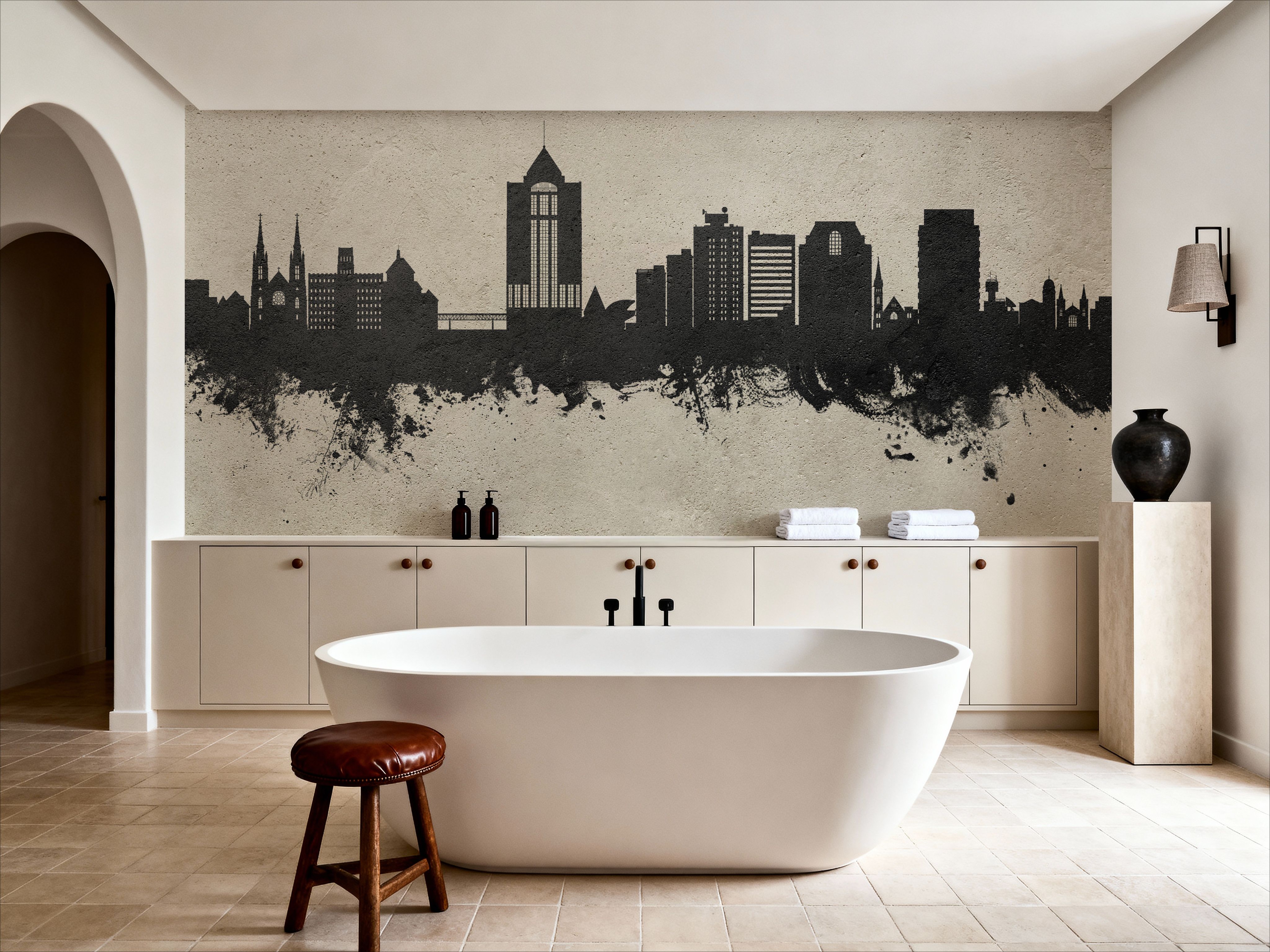 Roanoke Virginia Skyline Concrete