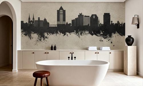 Roanoke Virginia Skyline Concrete