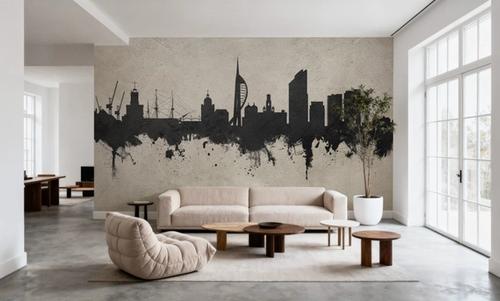 Portsmouth England Skyline Concrete