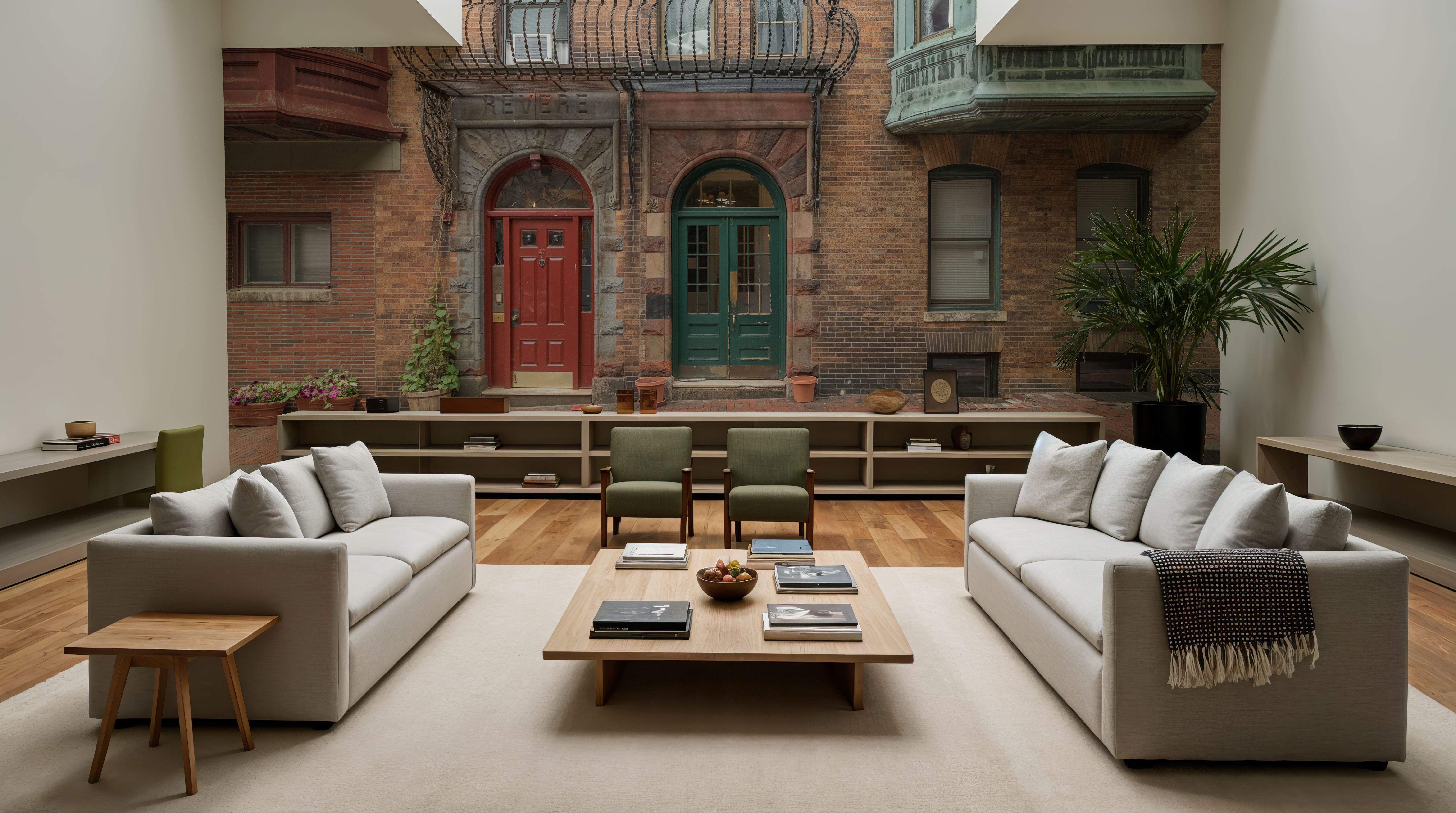 Beacon Hill Doors, Wallpaper