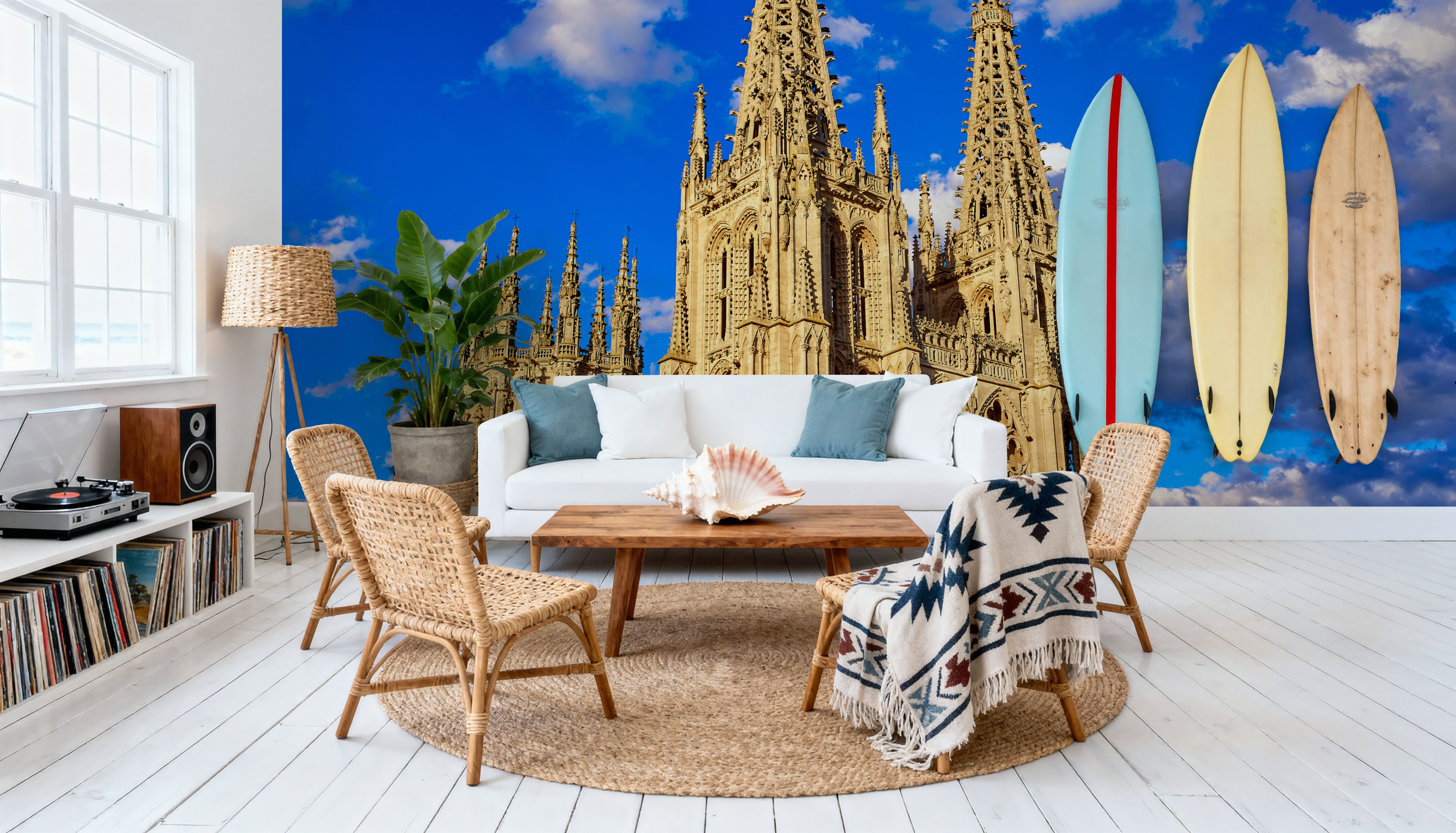 Burgos Cathedral, Papel pintado