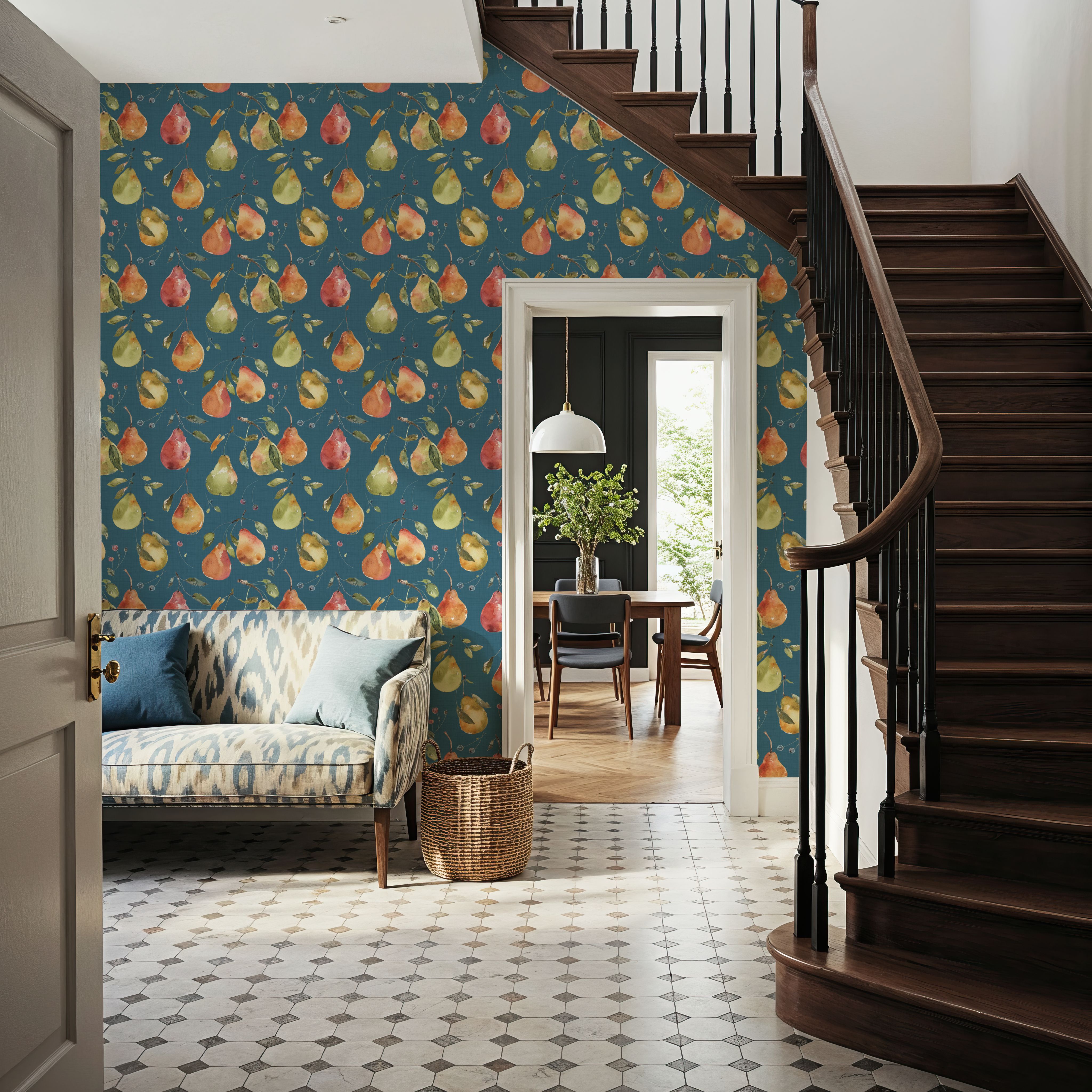 Time to Share Pears Blue