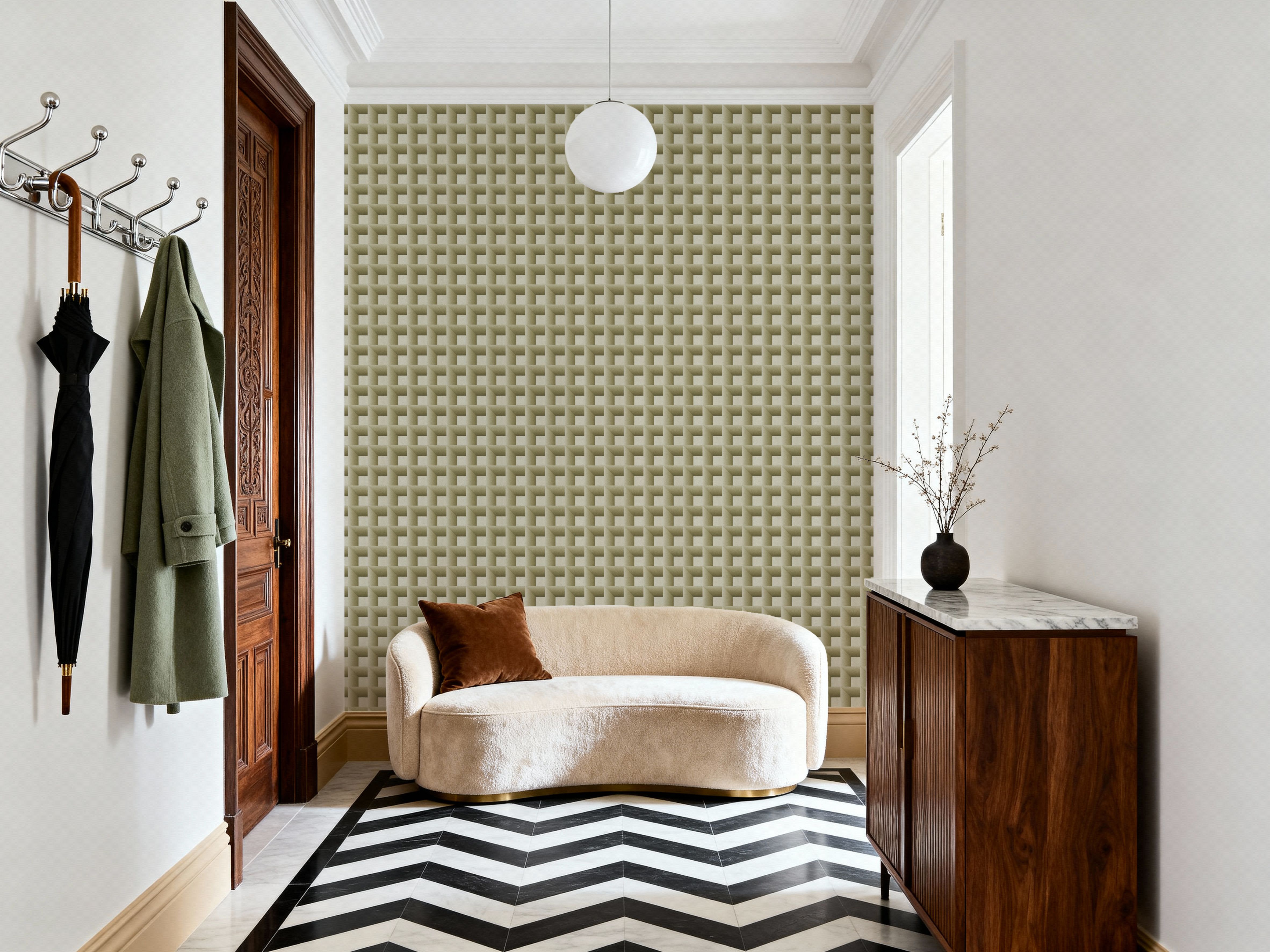 Decorative Cubes, Chartreuse