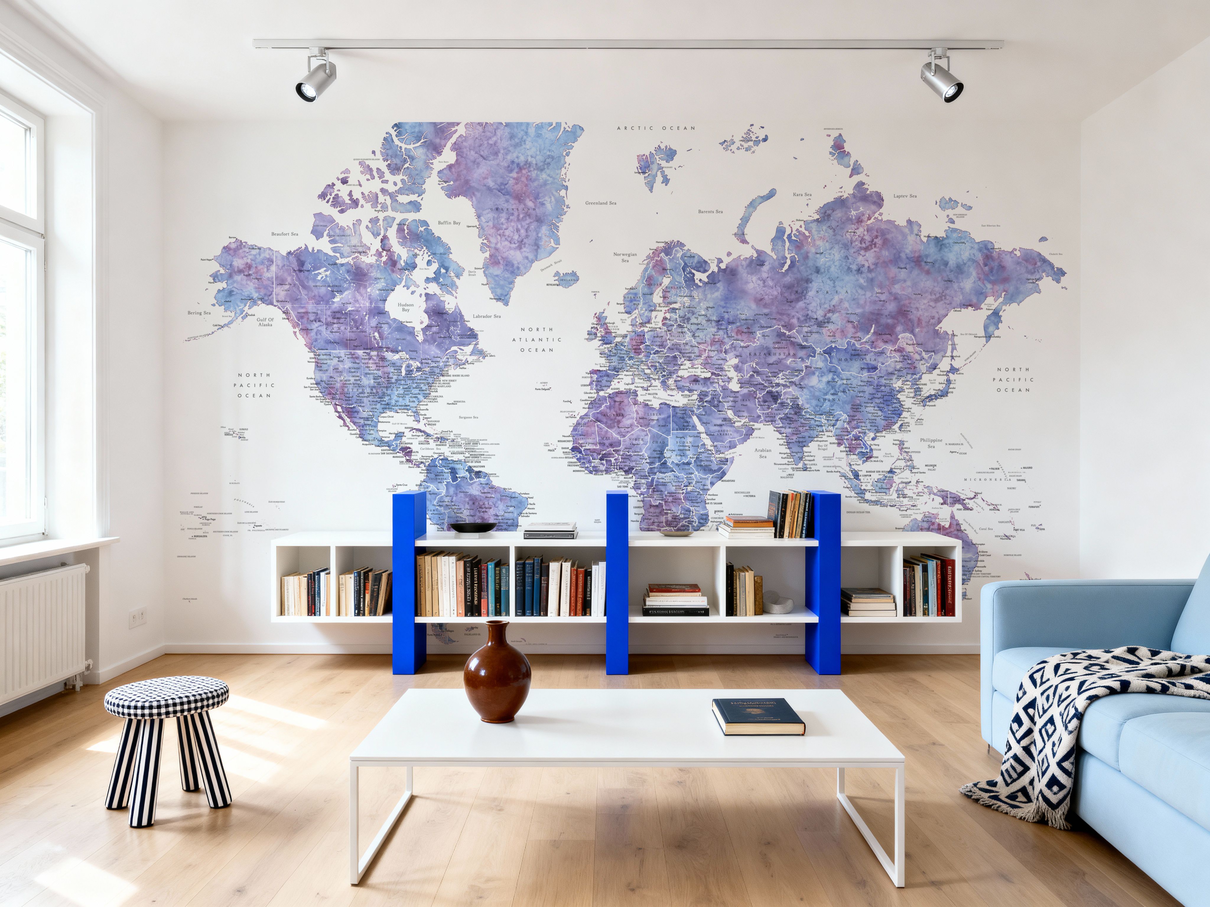 World Map Cities - Raul