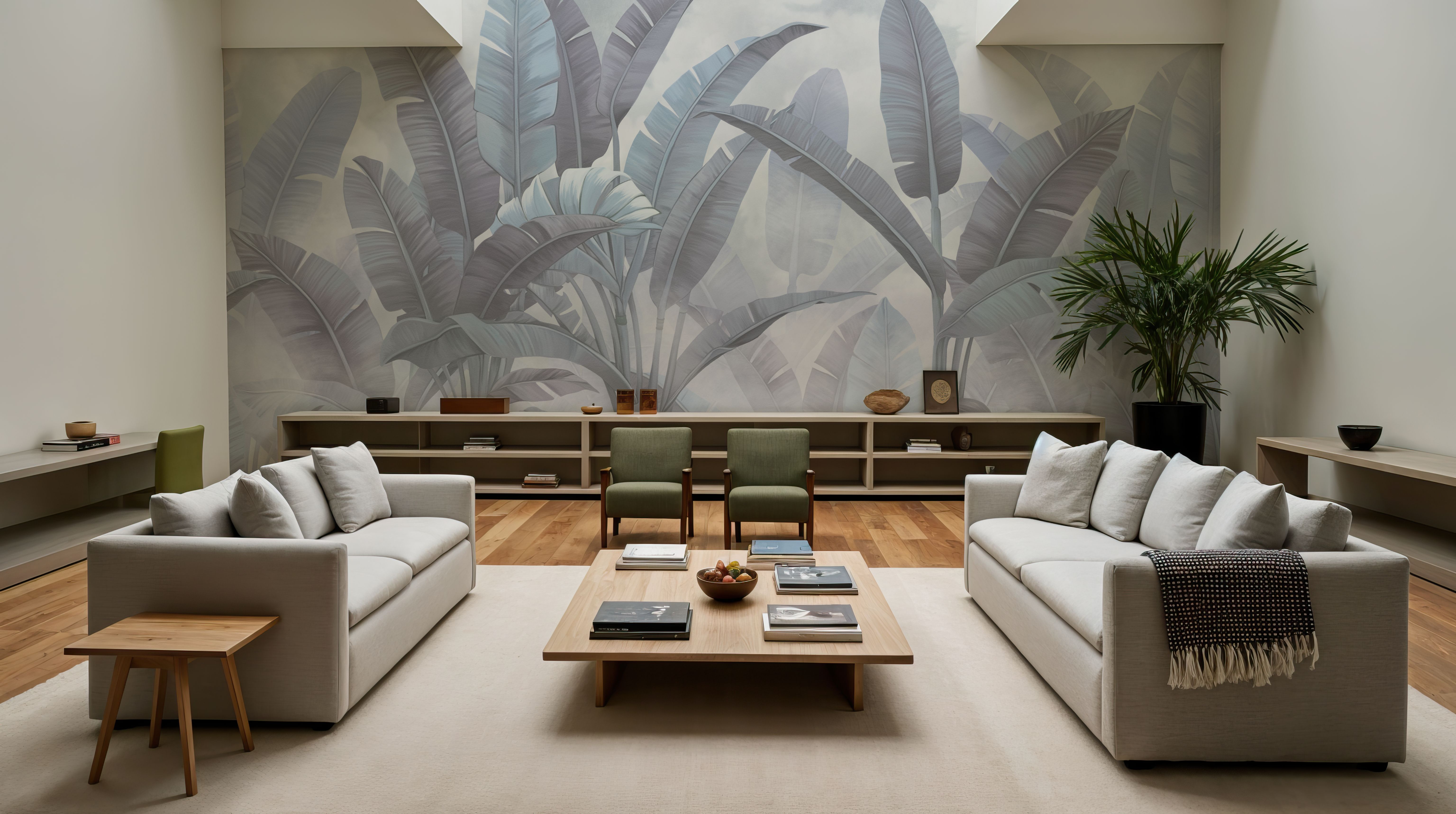 Banana Palms, Stone, Tapeten