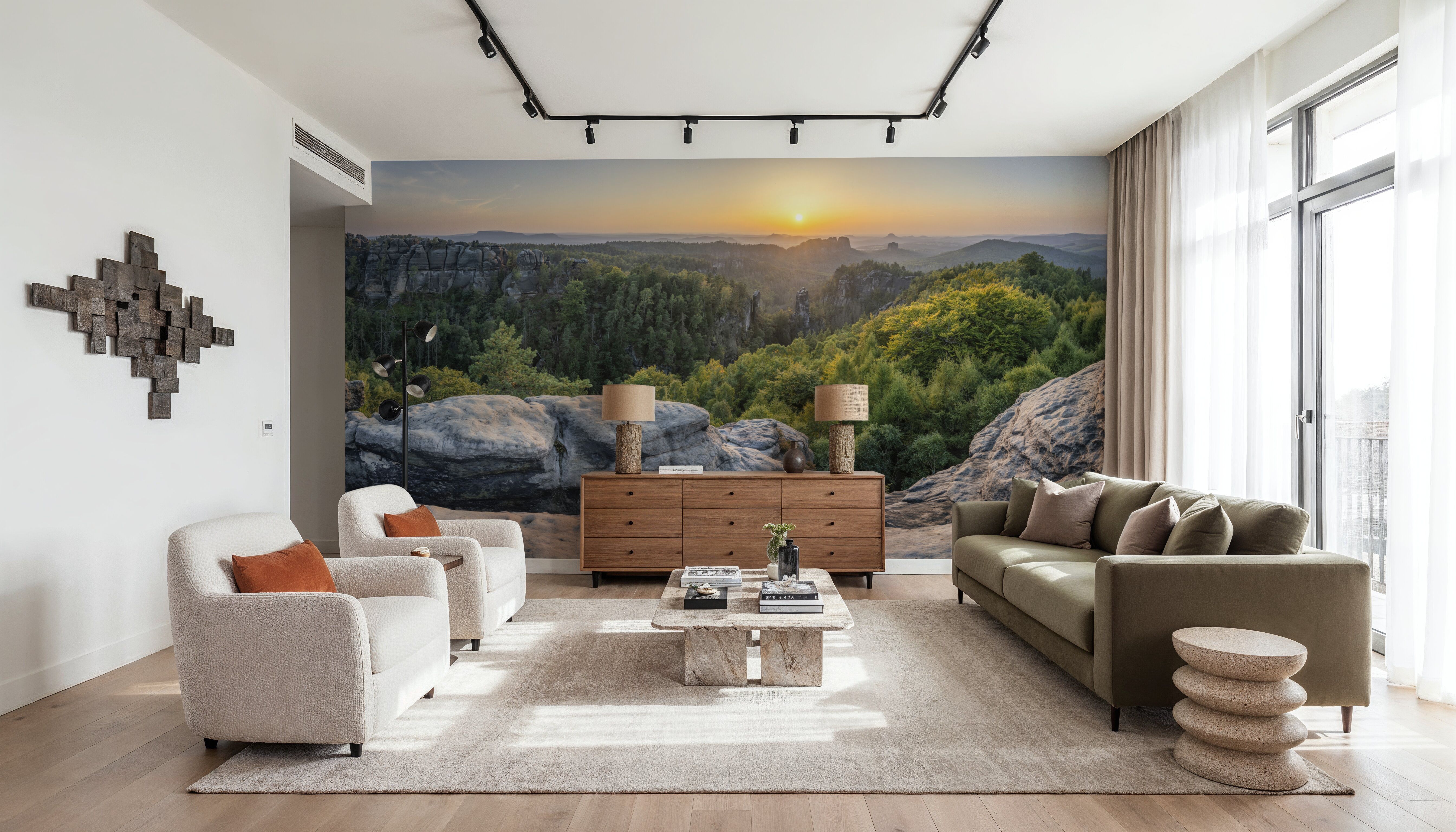 Carolafelsen Panorama, Wallpaper