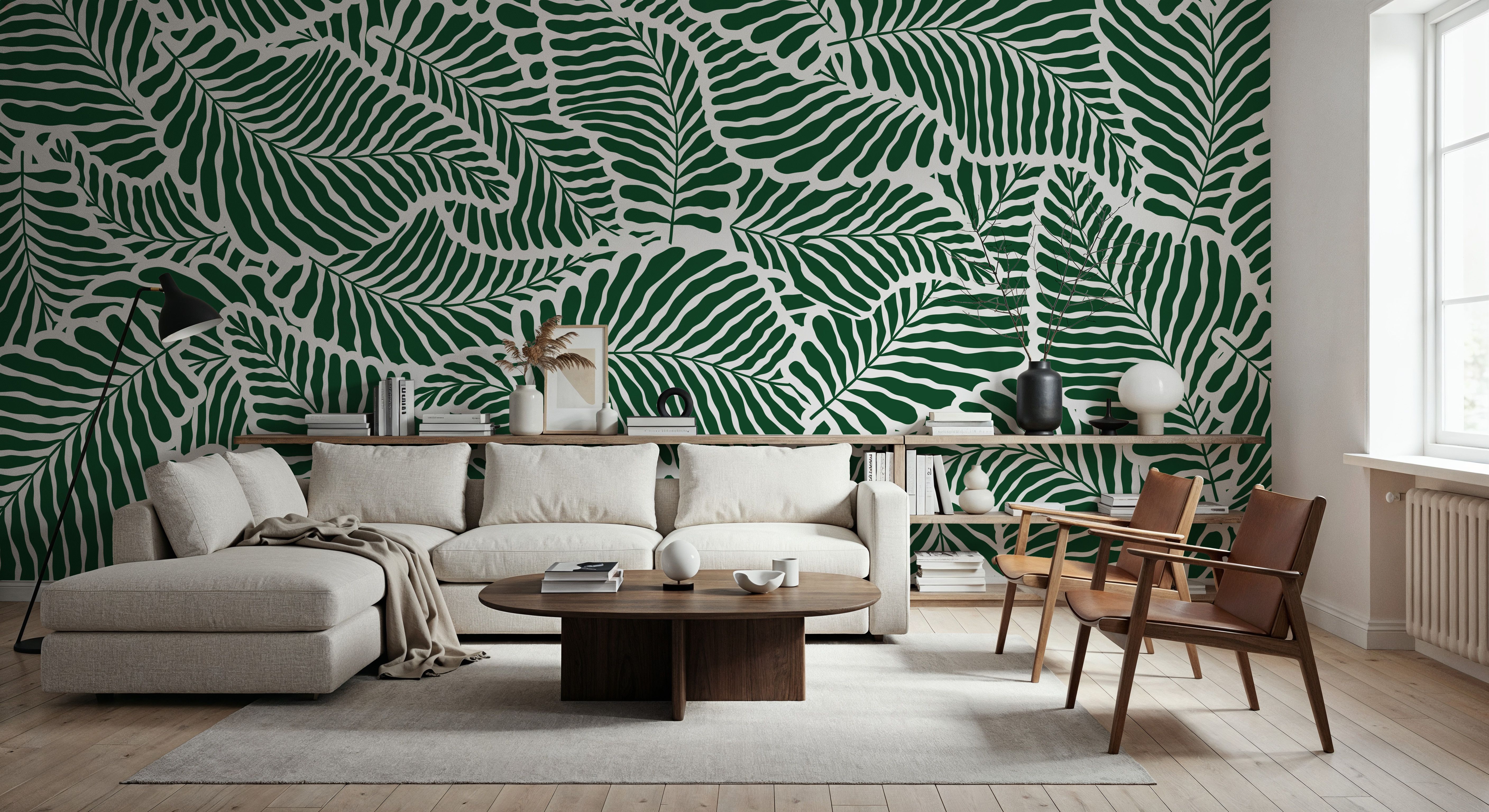 Fern Cut-Outs Pattern, Malachite Green