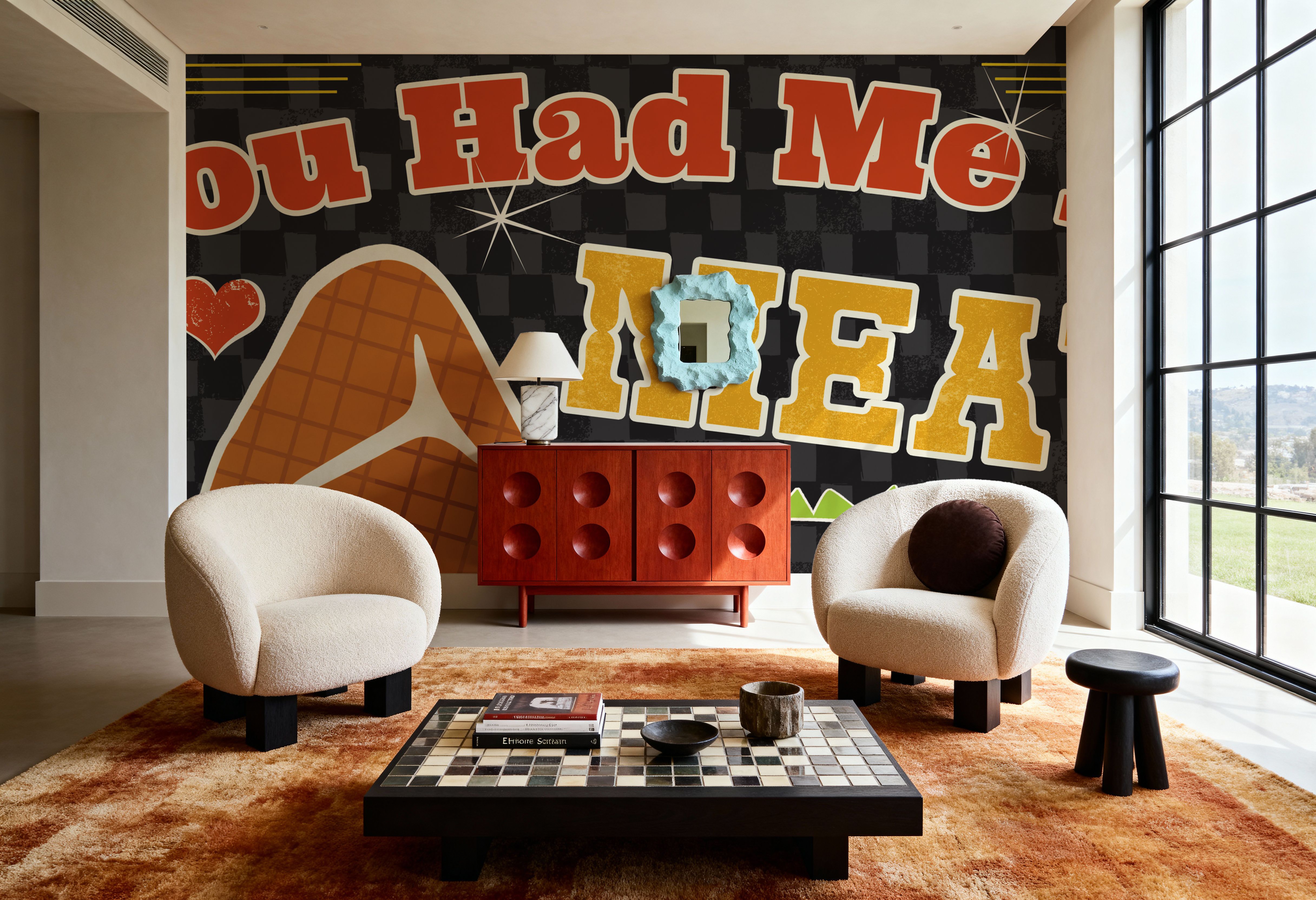 BBQ Zing III, Behang