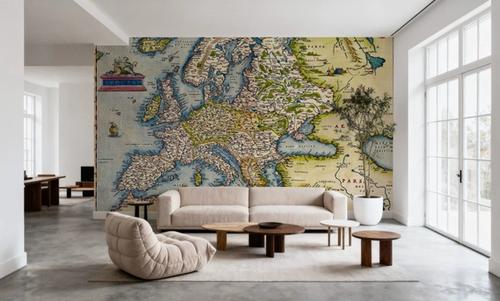 Old map of Europe, 1570