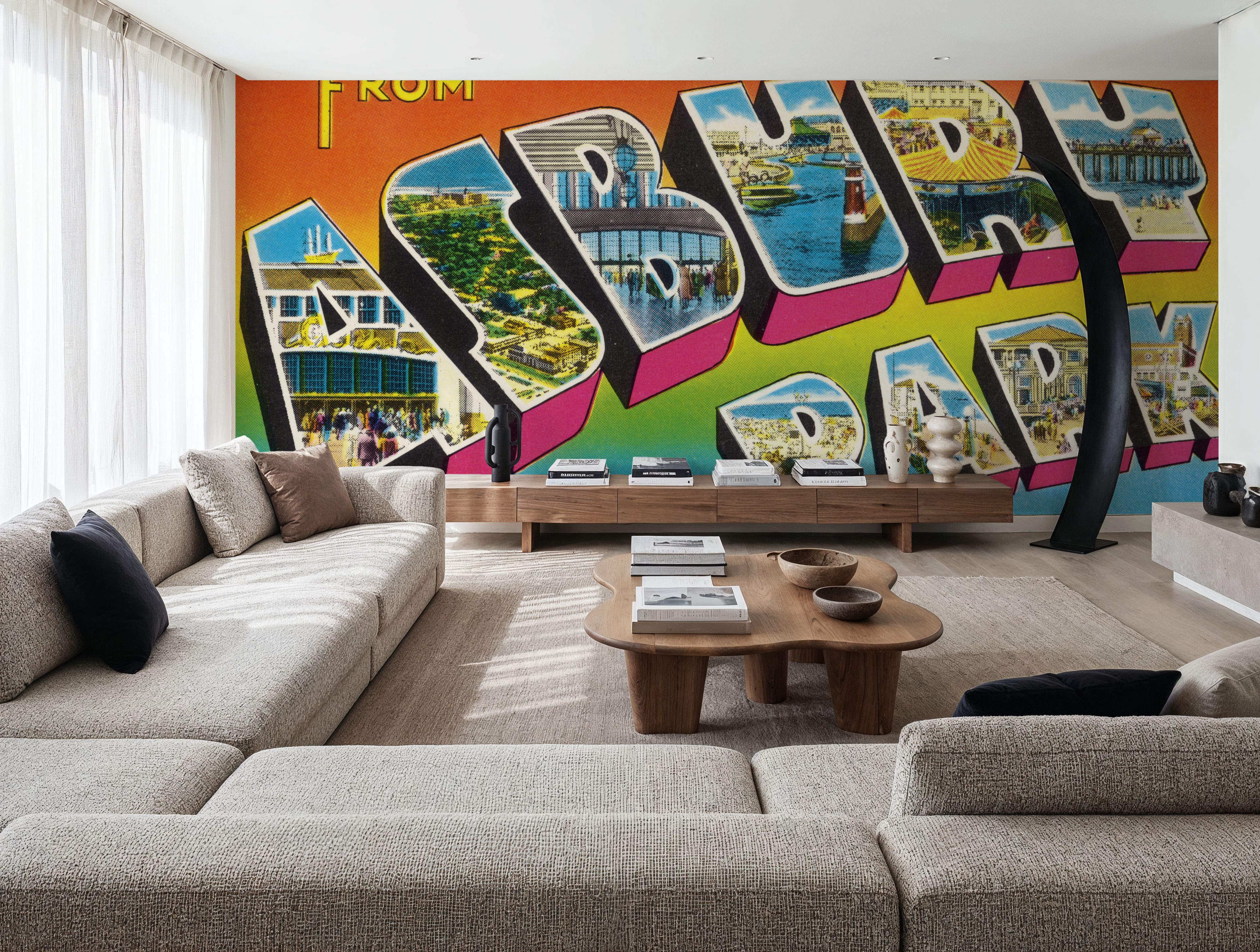 Greetings from Asbury Park - Screenprint Postcard