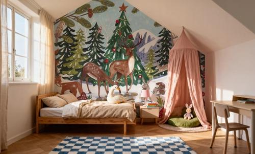 Animal Winter Scene