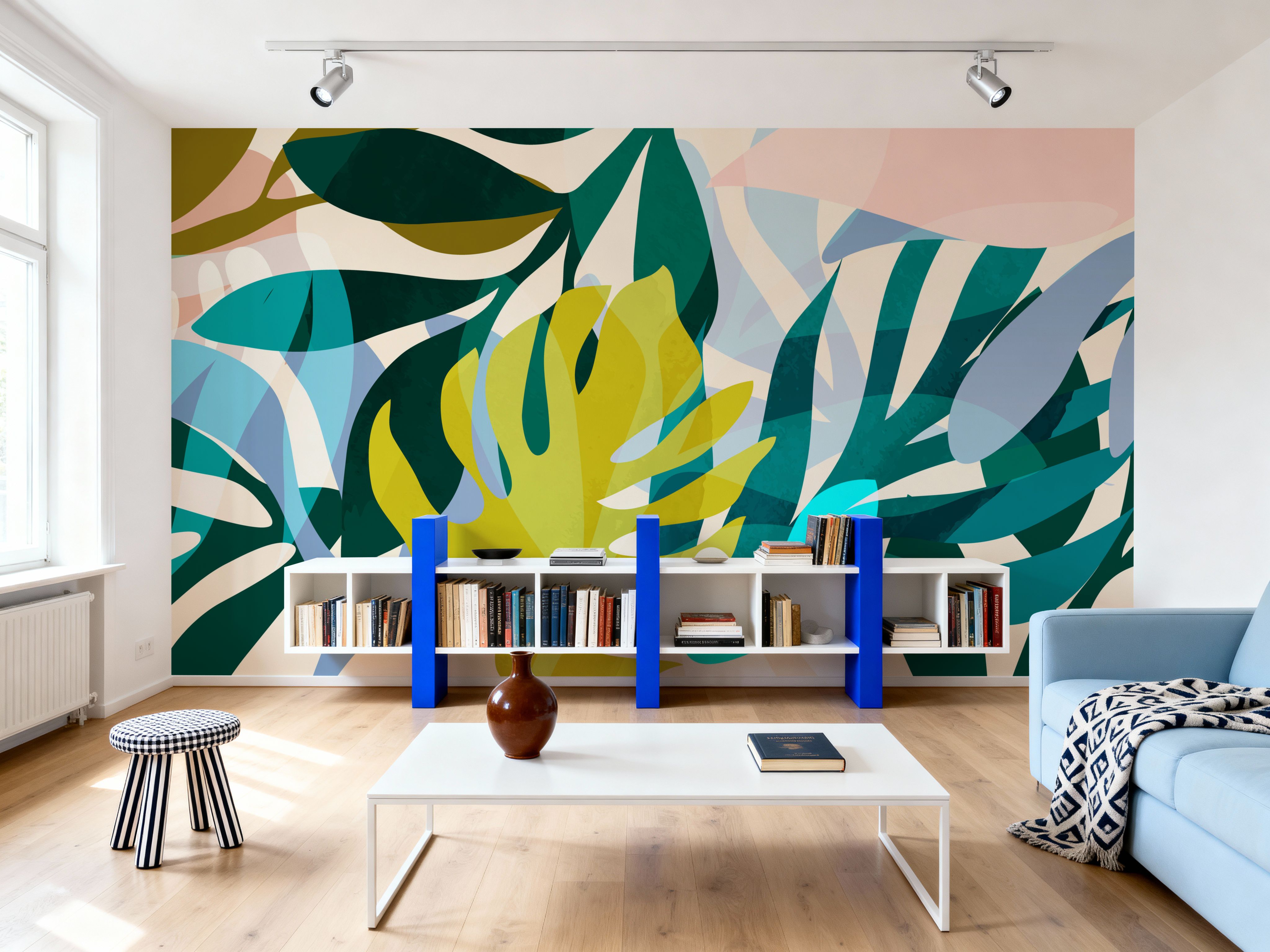 Popping Monstera Leaves, Wallpaper