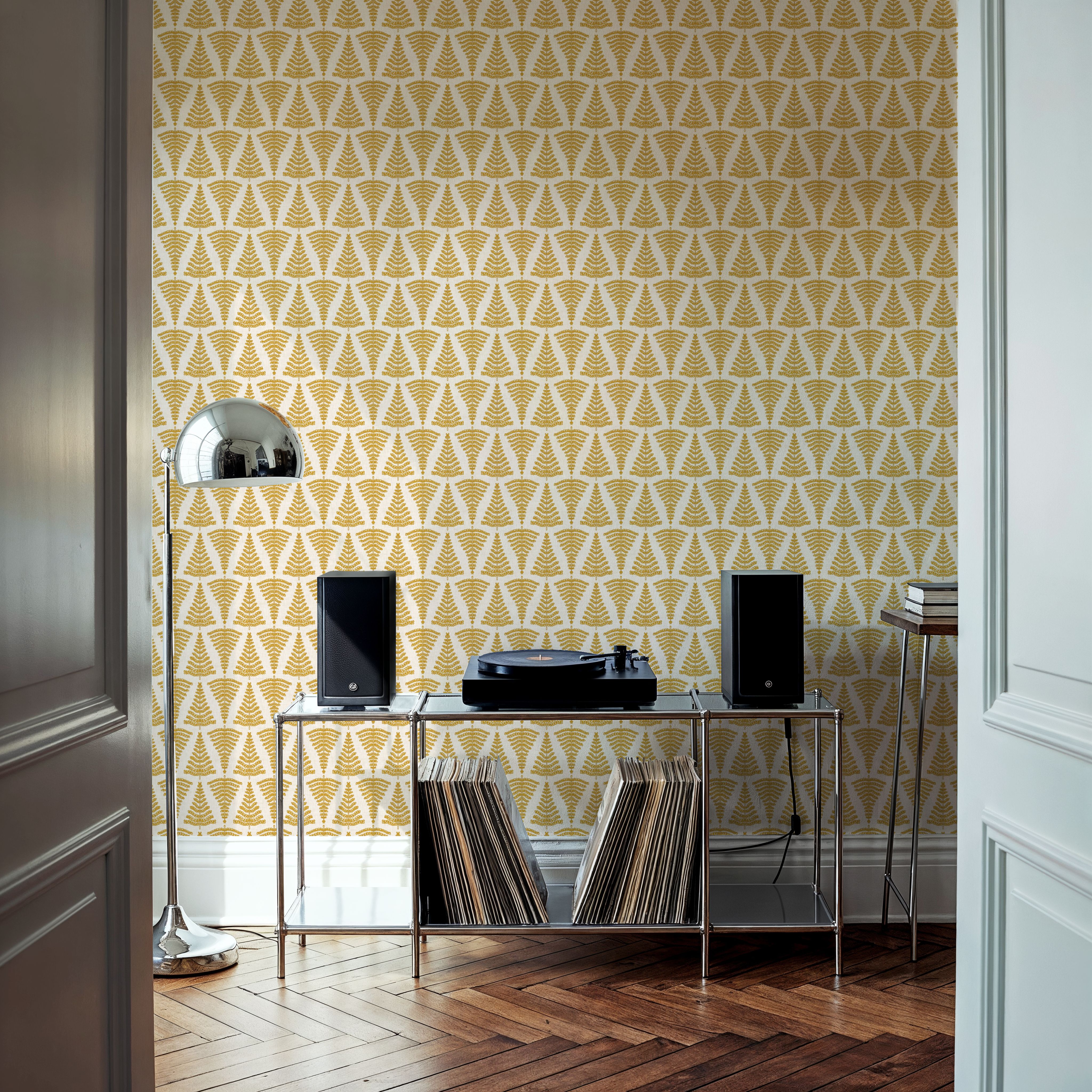 French Linen Manche, Wallpaper