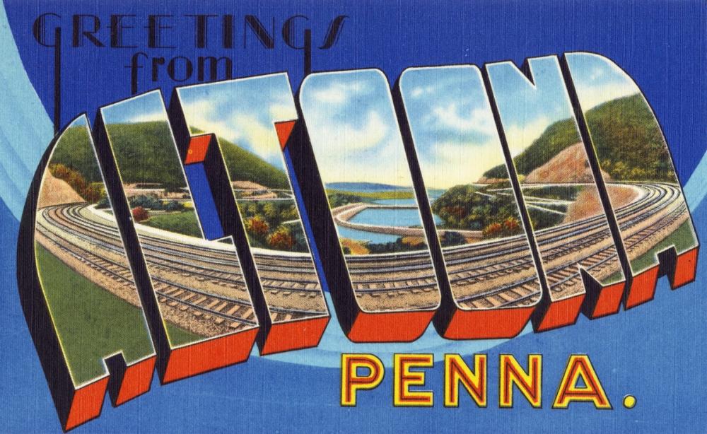 Greetings from Altoona - Screenprint Postcard