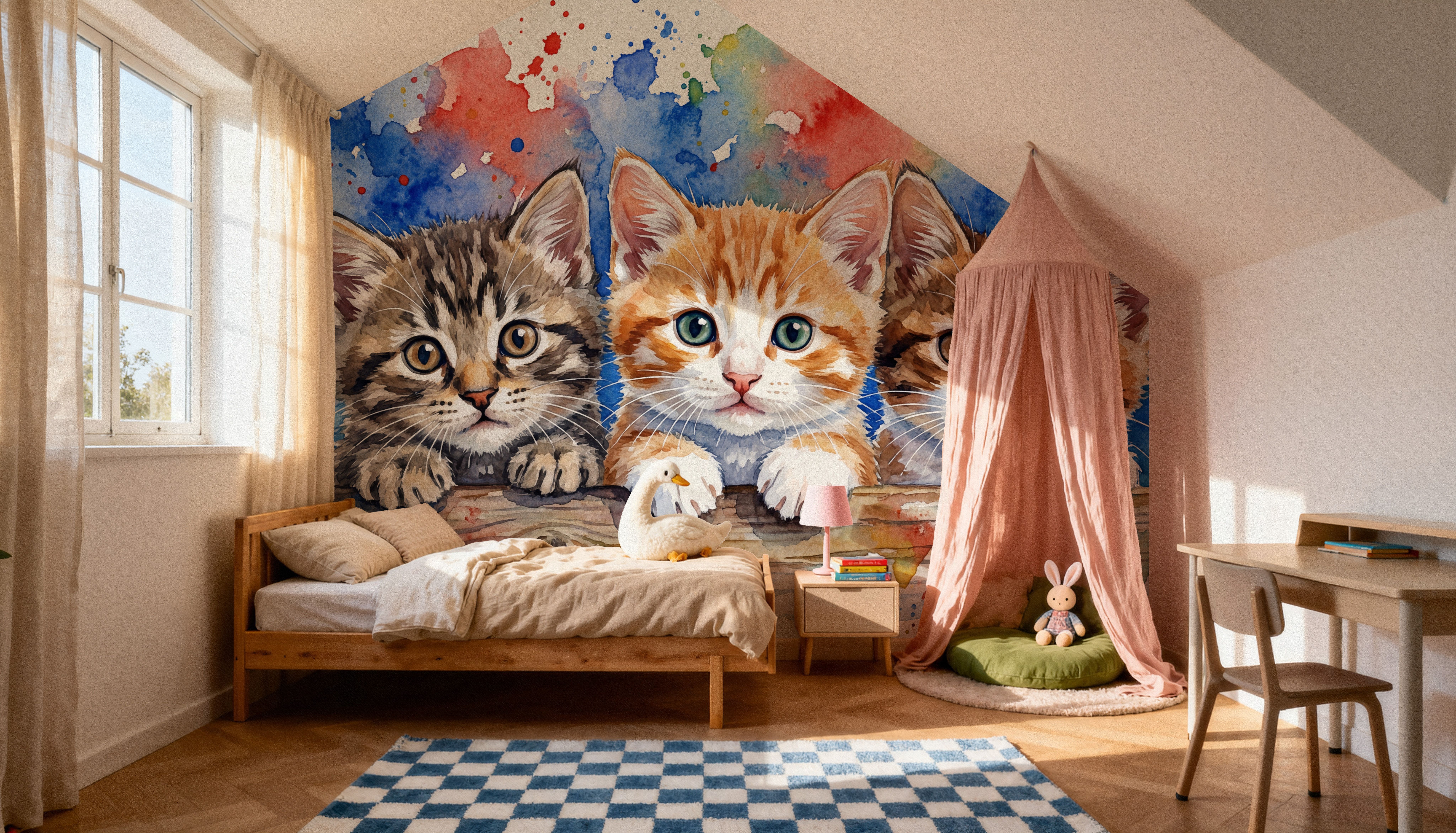 Kittens II - Cute Baby Animals Series, Tapet