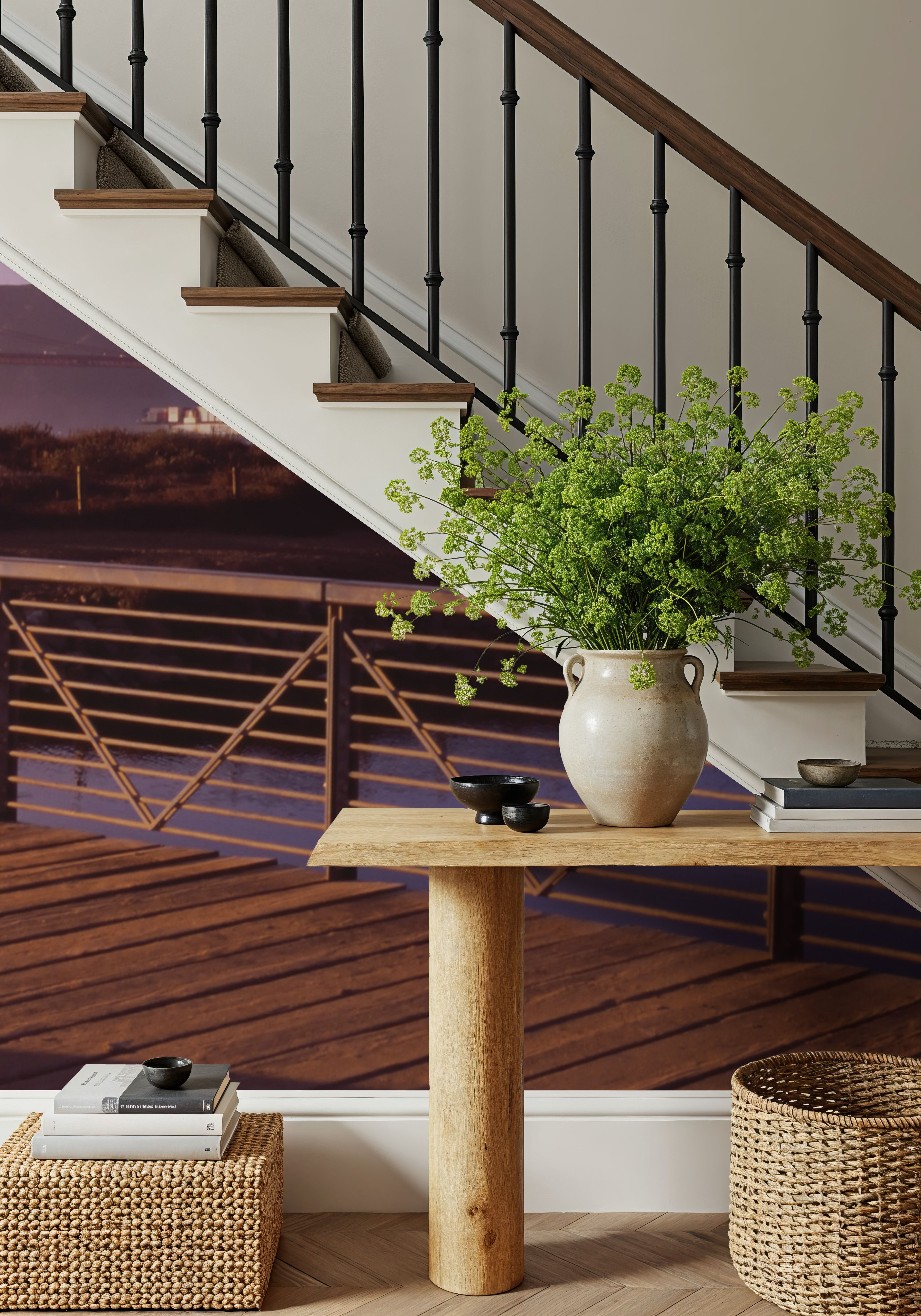 Bridge Pathway Sunset