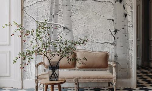 Winter Birch Serenity