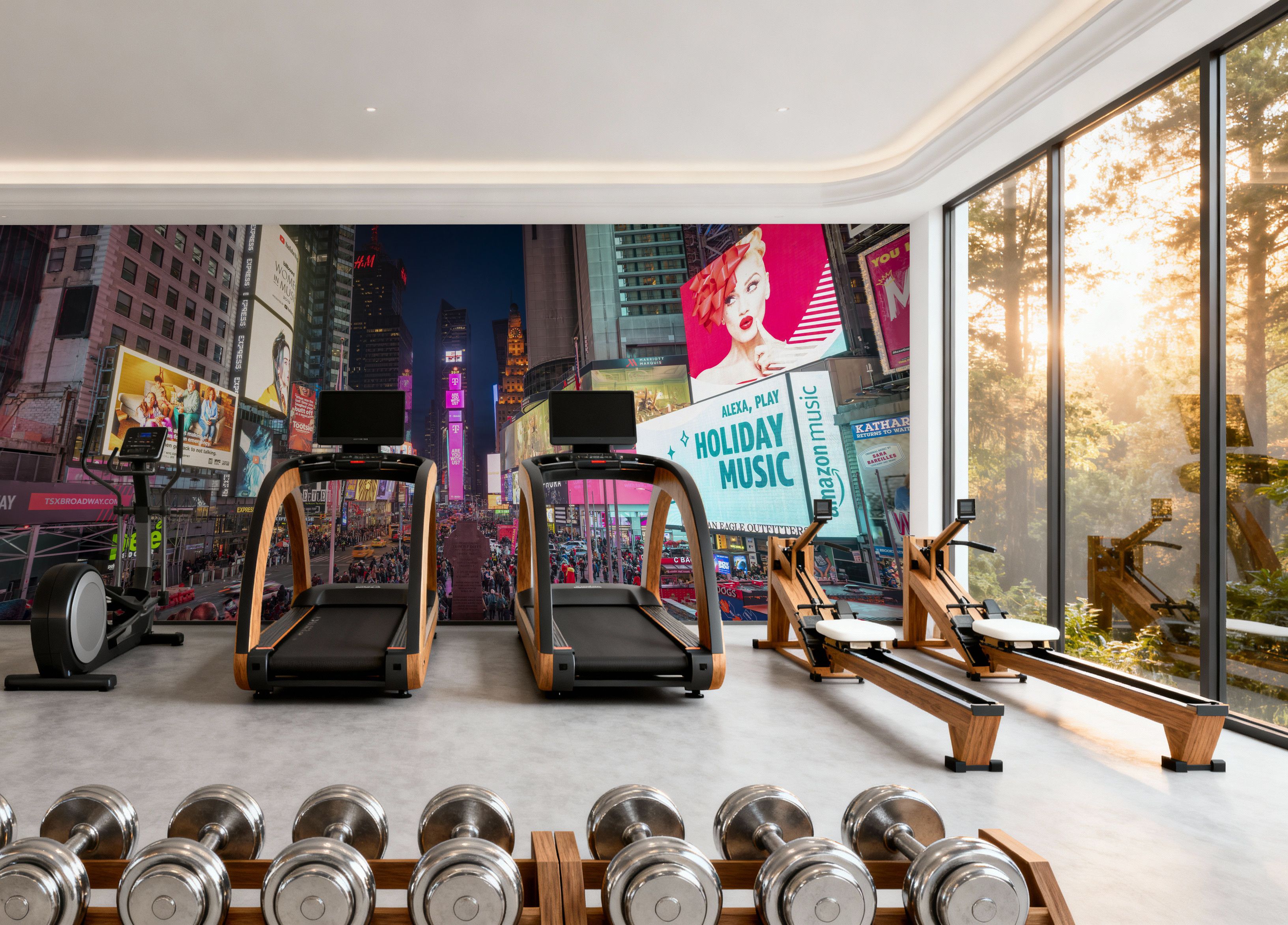 Classic Times Square, Wallpaper