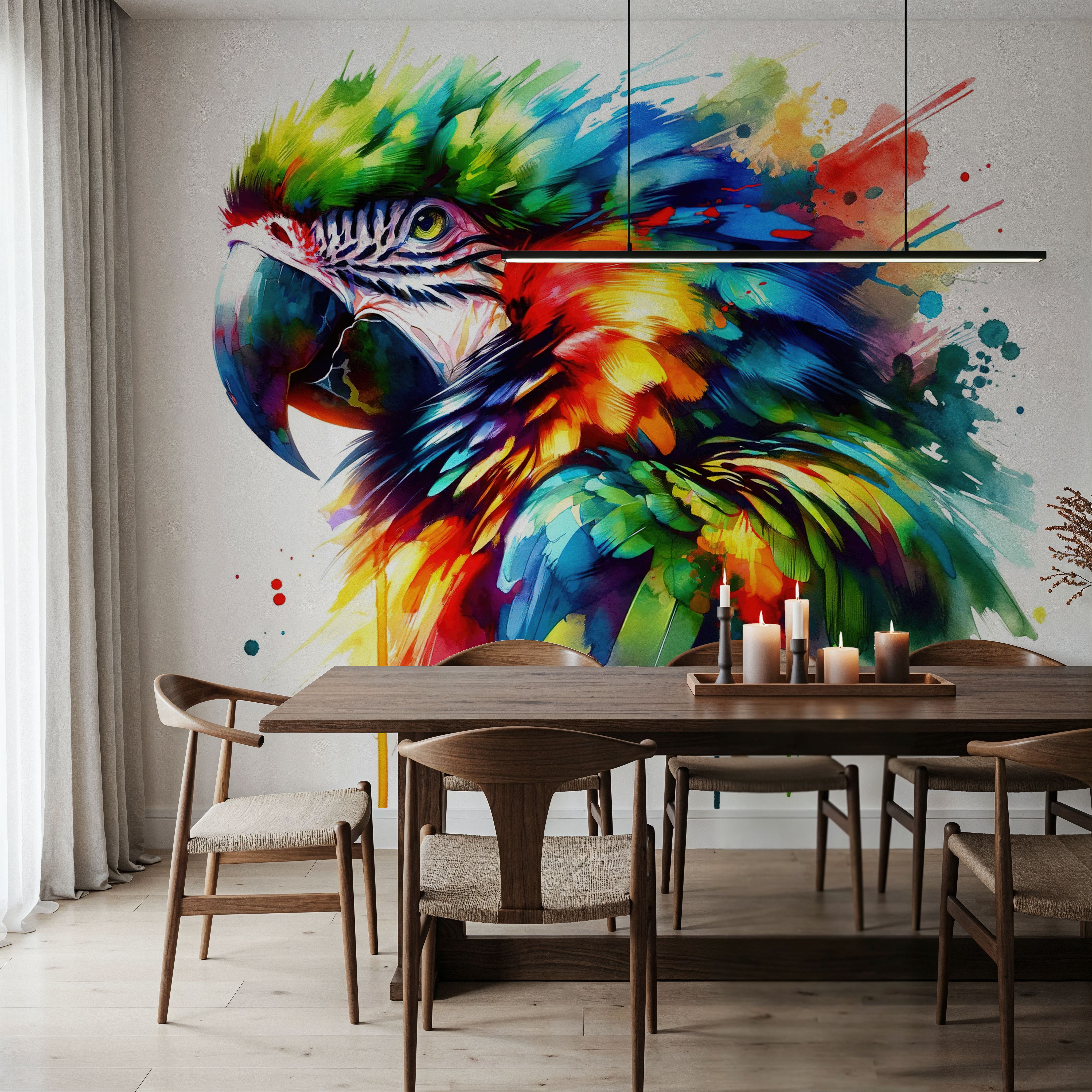 Vibrant Parrot's Tropical Essence